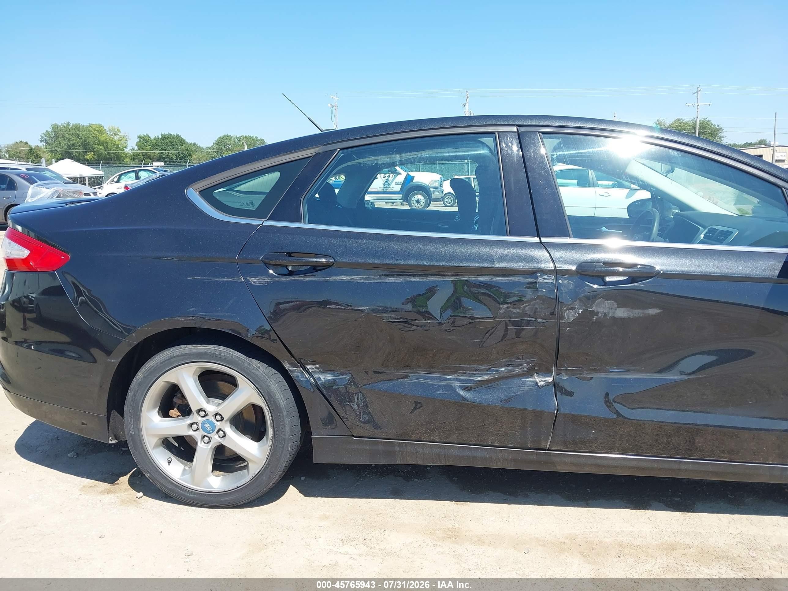 2013 Ford Fusion Se Черный vin: 3FA6P0HR1DR101729