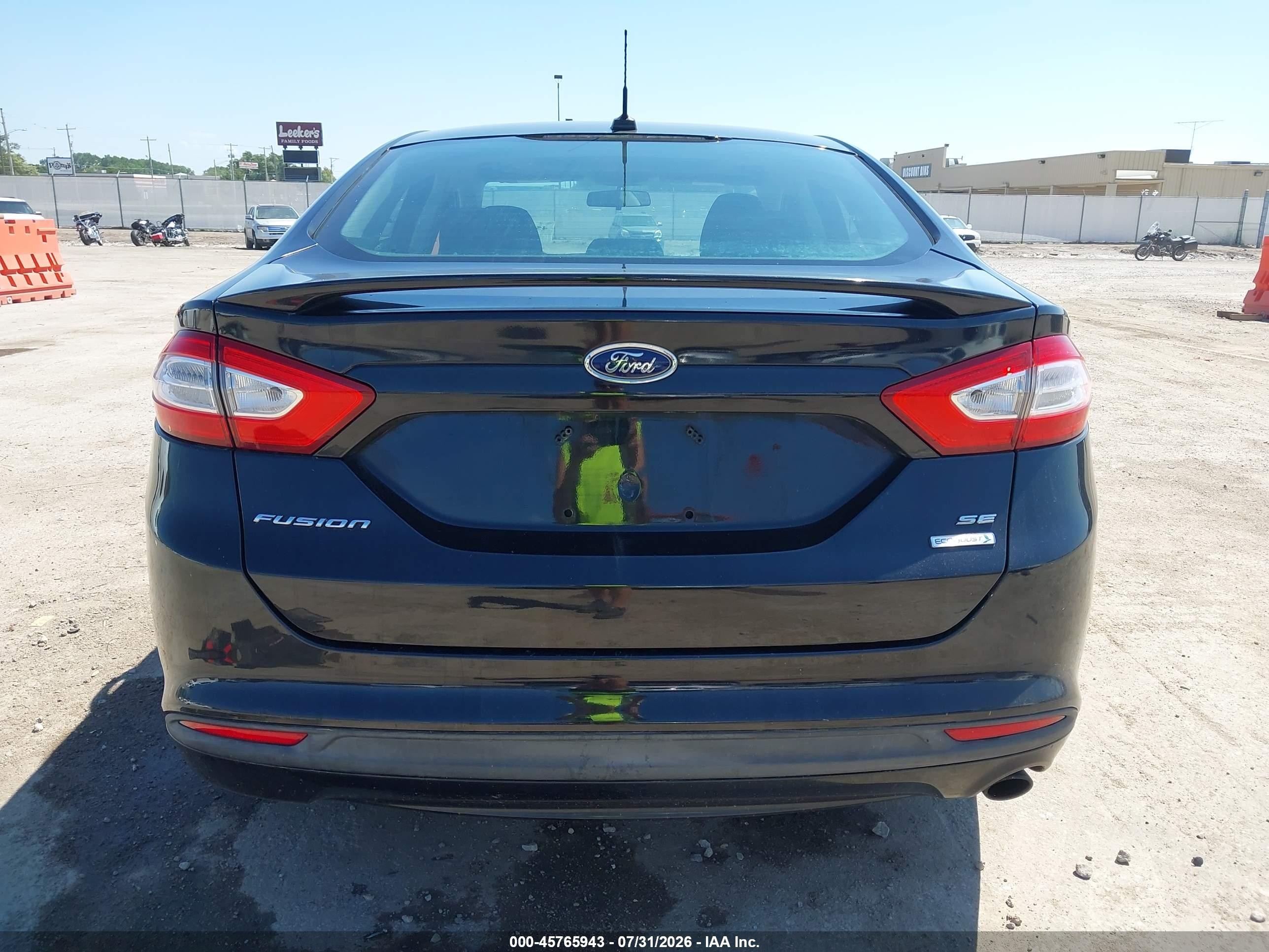 2013 Ford Fusion Se Черный vin: 3FA6P0HR1DR101729