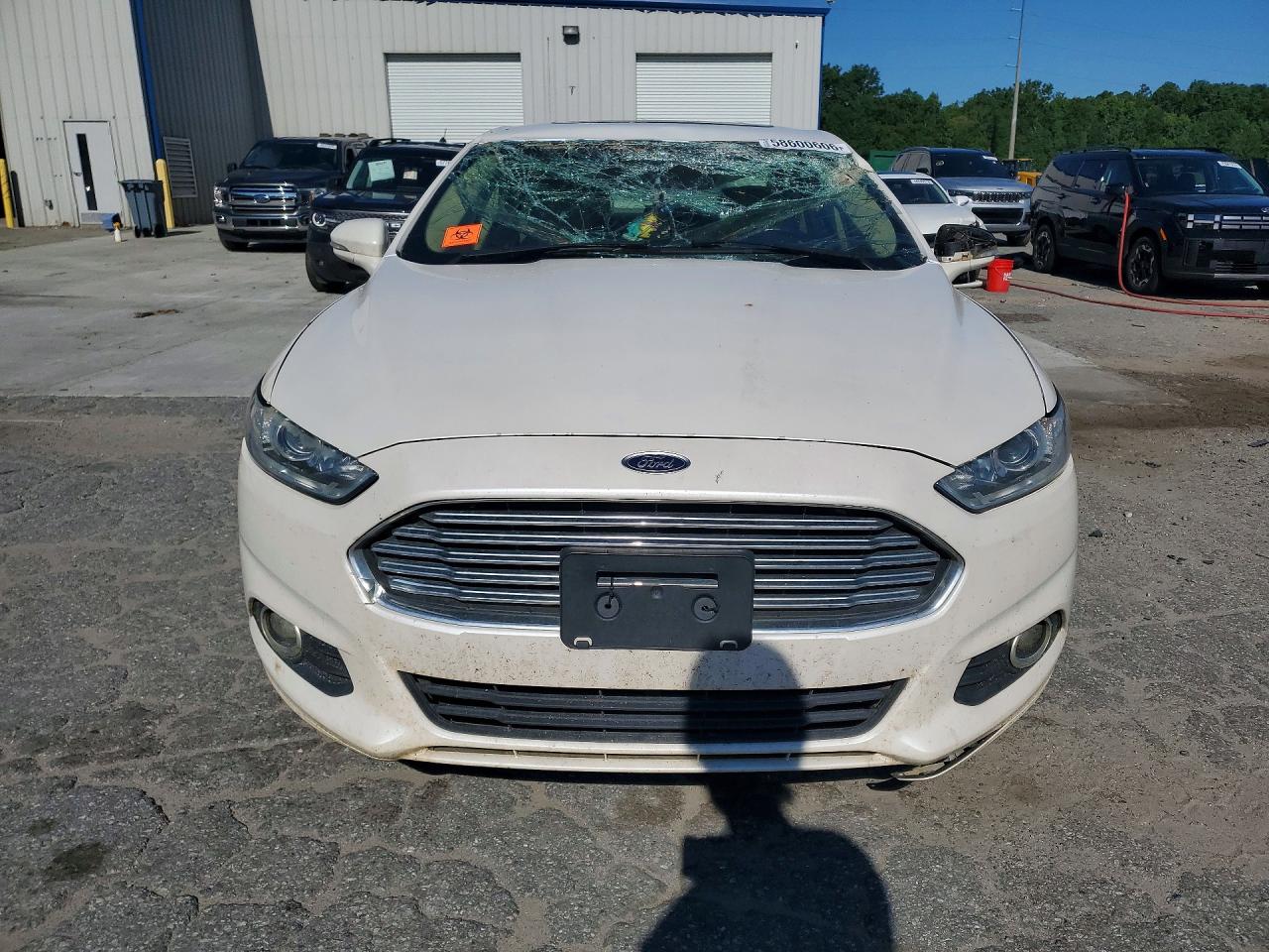 2013 Ford Fusion Se White vin: 3FA6P0HR1DR105361