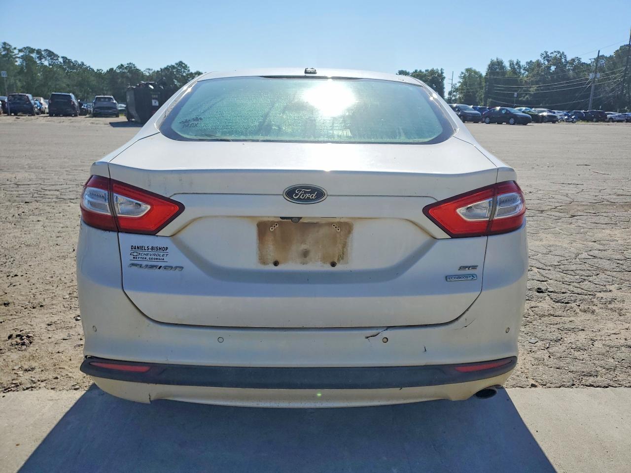 2013 Ford Fusion Se White vin: 3FA6P0HR1DR105361
