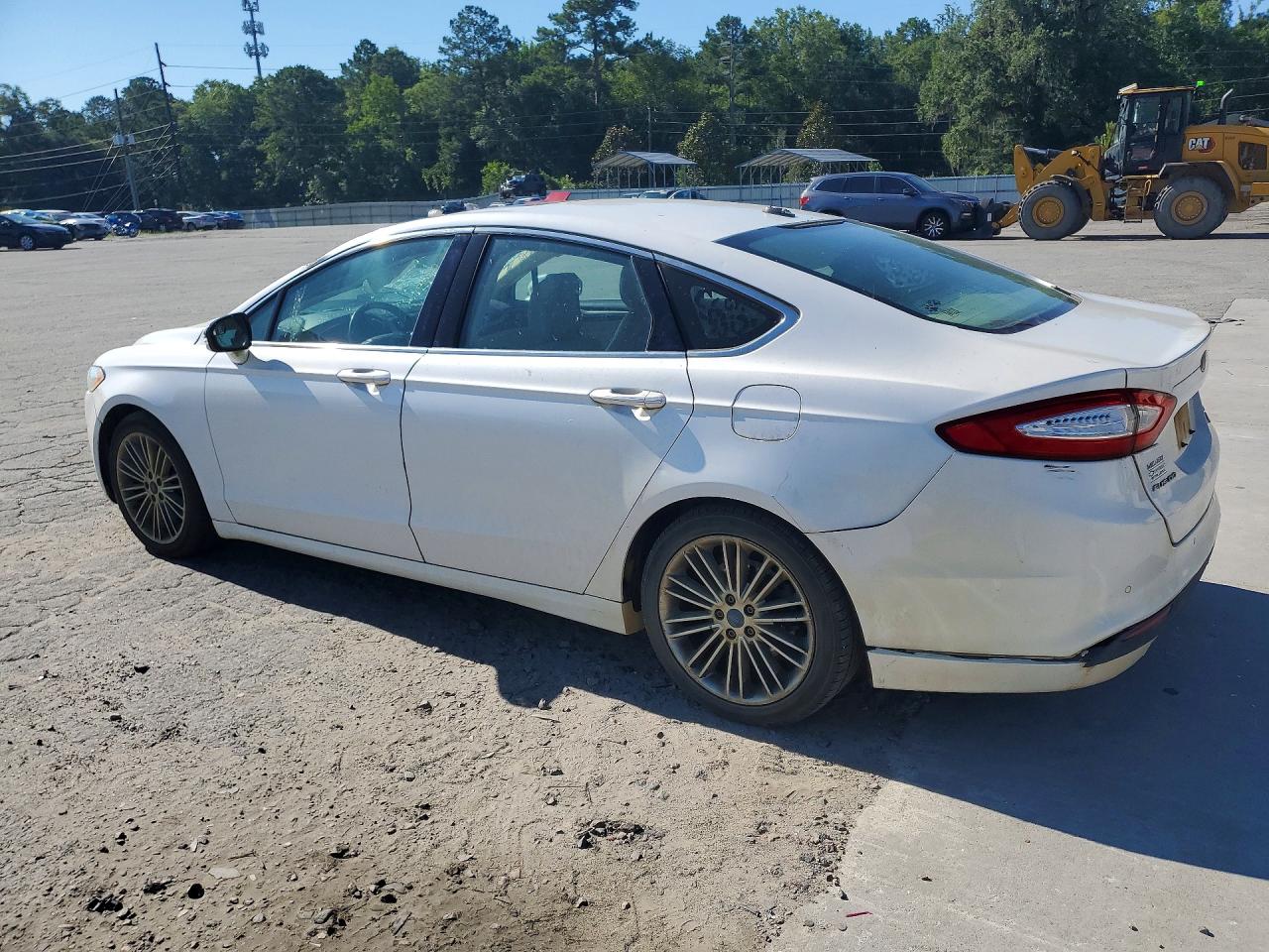 2013 Ford Fusion Se White vin: 3FA6P0HR1DR105361