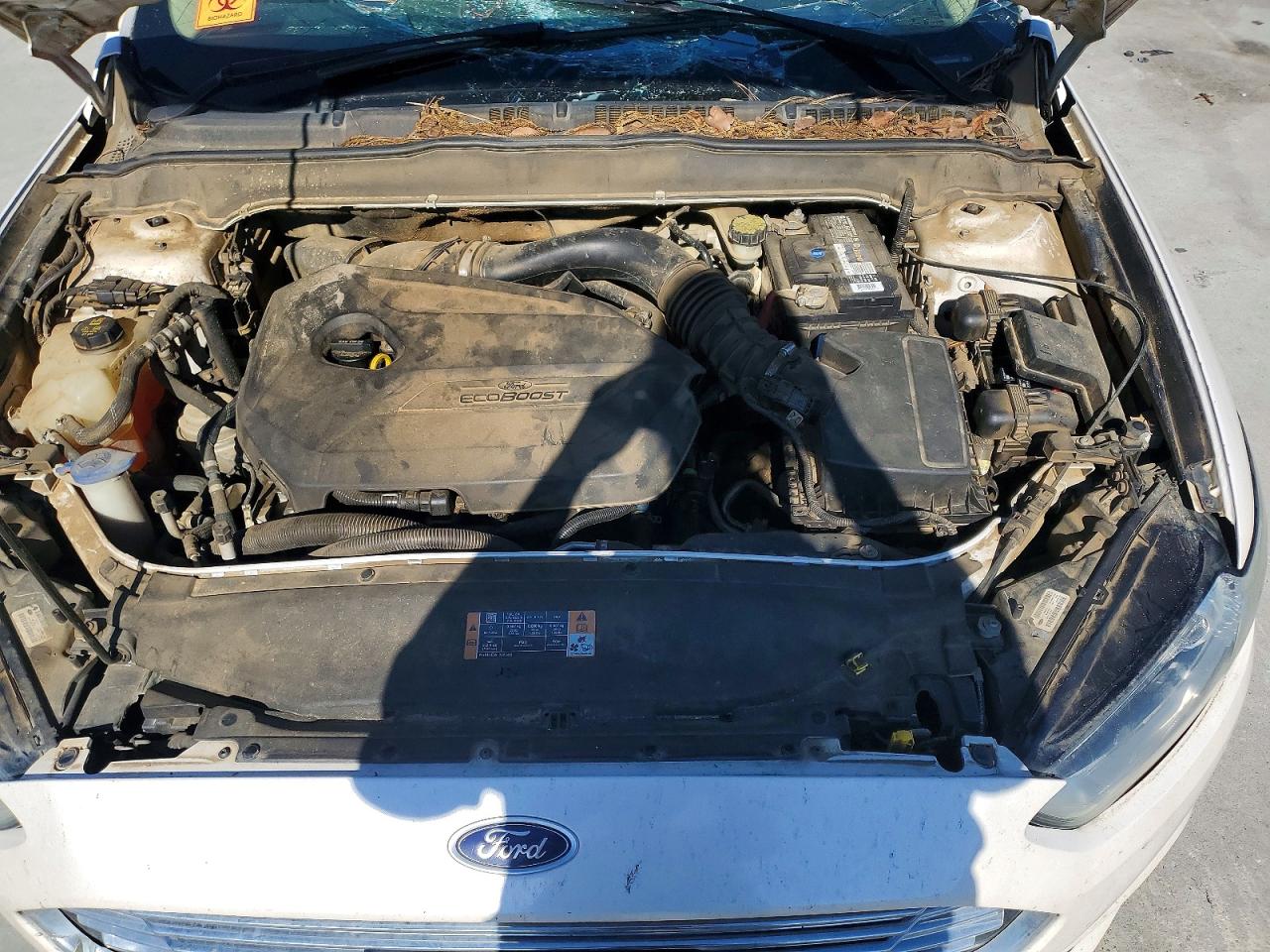 2013 Ford Fusion Se White vin: 3FA6P0HR1DR105361