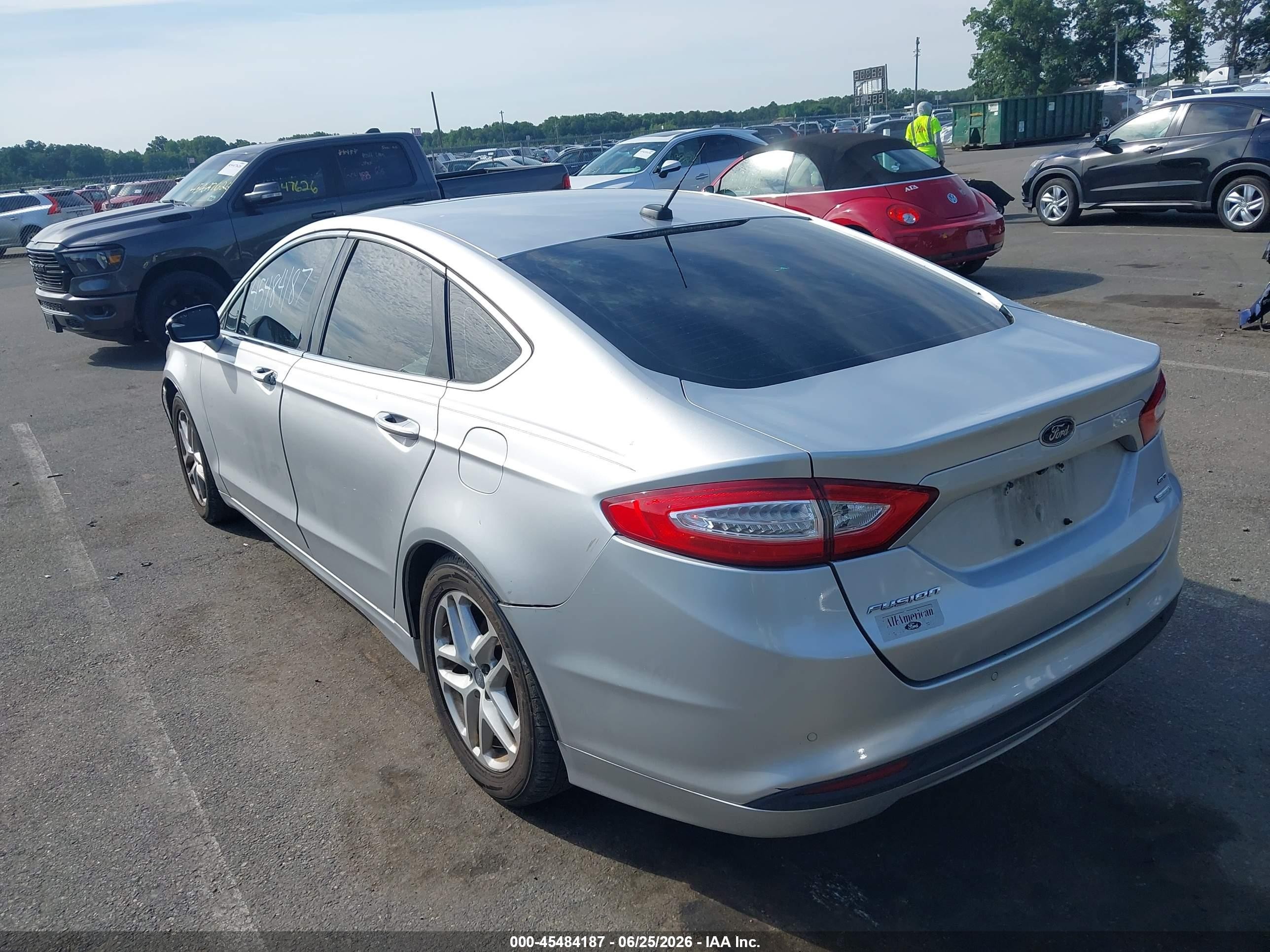 2013 Ford Fusion Se Silver vin: 3FA6P0HR1DR127778