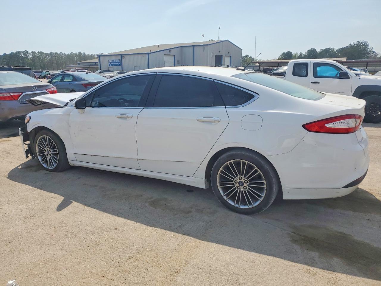 2013 Ford Fusion Se White vin: 3FA6P0HR1DR144483