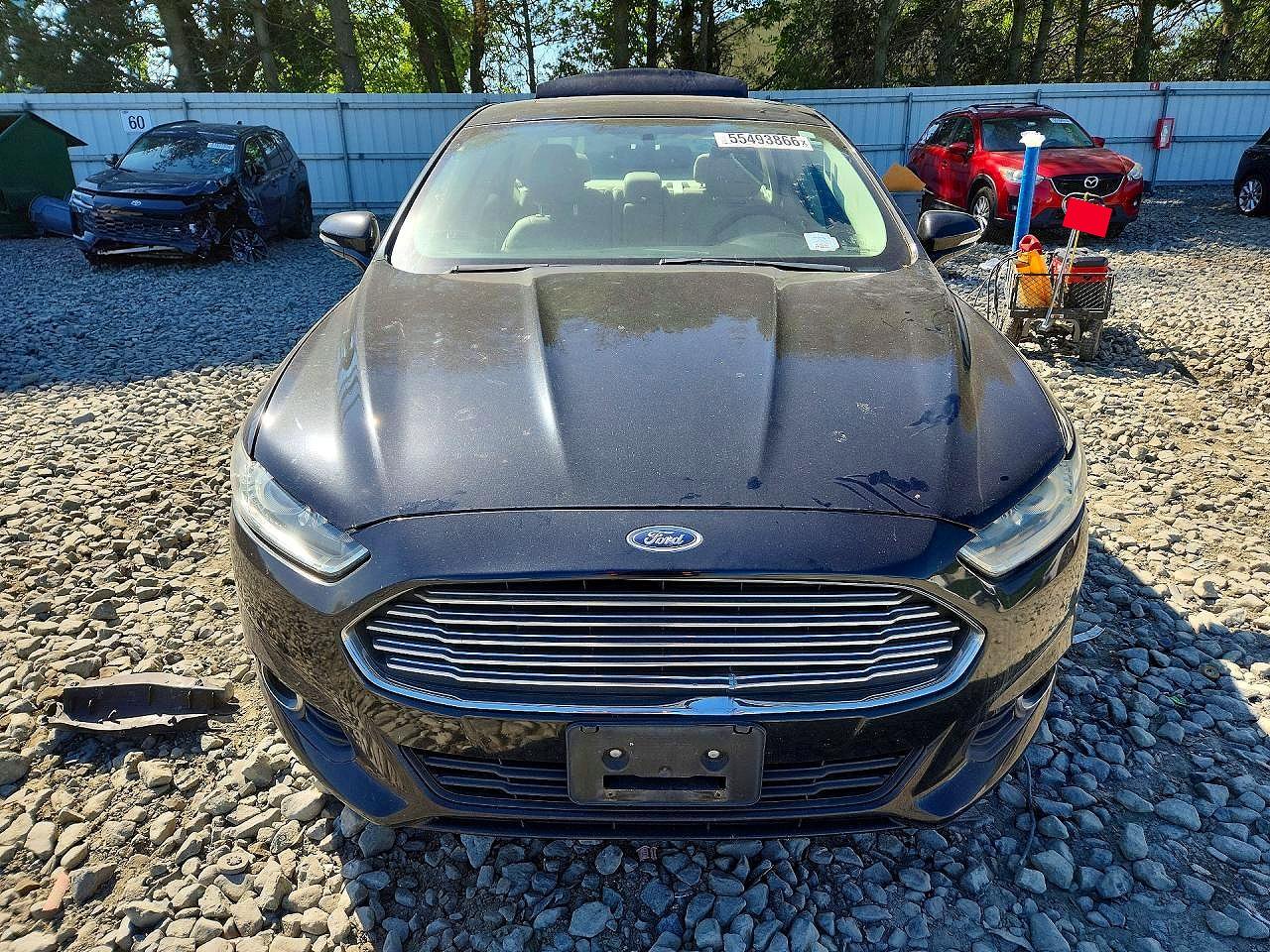 2013 Ford Fusion Se Серый vin: 3FA6P0HR1DR146184