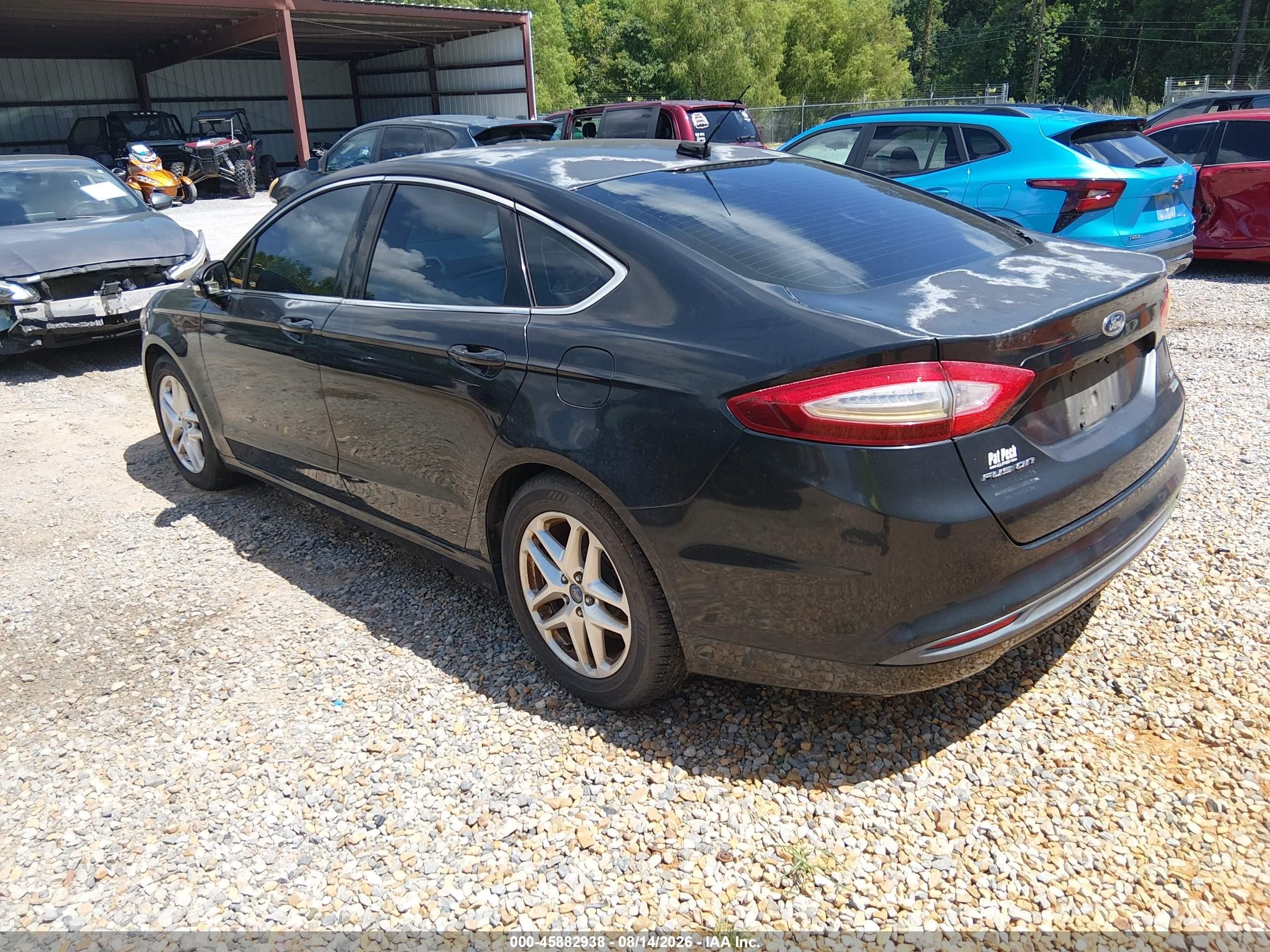 2013 Ford Fusion Se Black vin: 3FA6P0HR1DR153264