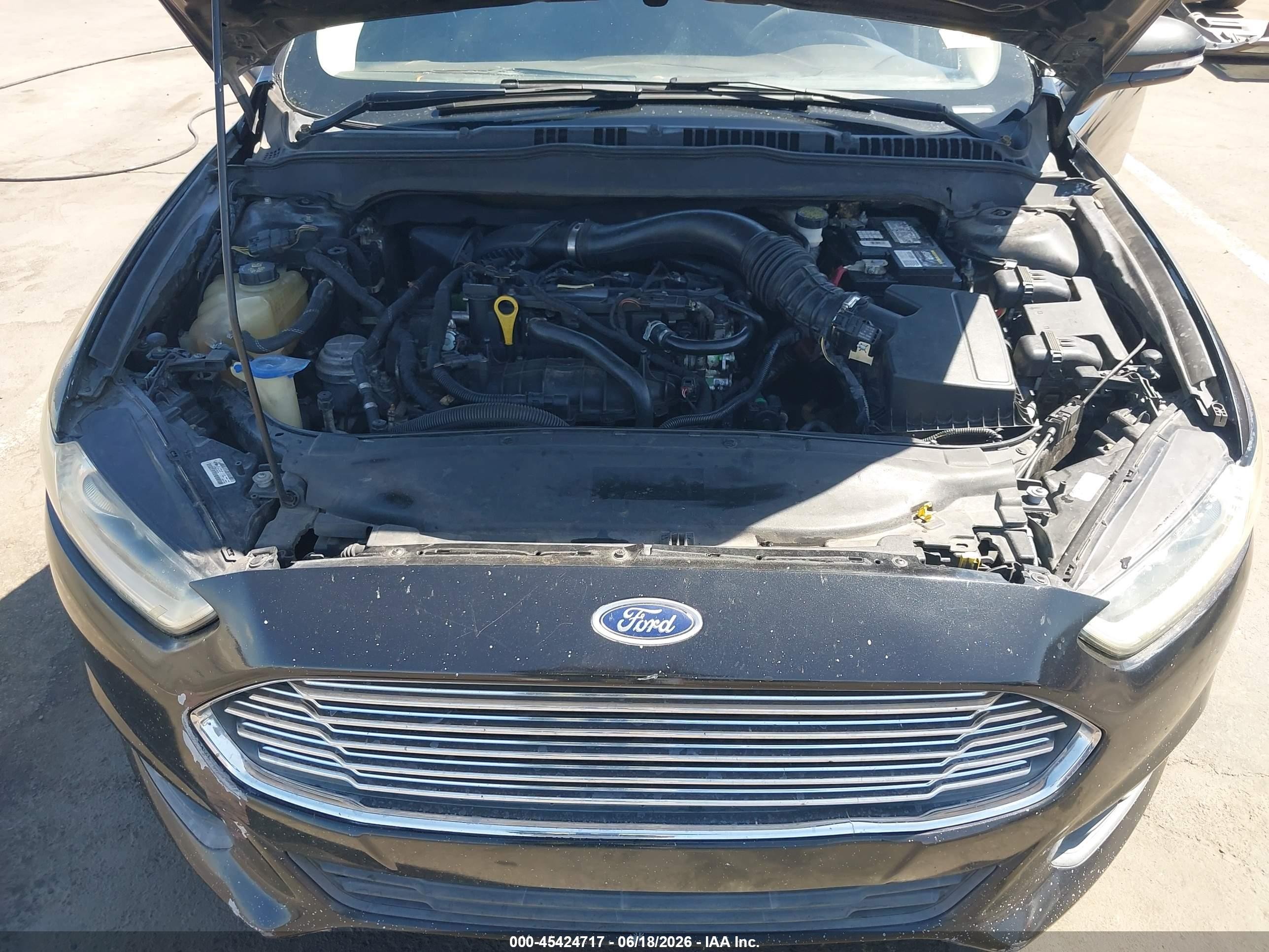 2013 Ford Fusion Se Черный vin: 3FA6P0HR1DR171733