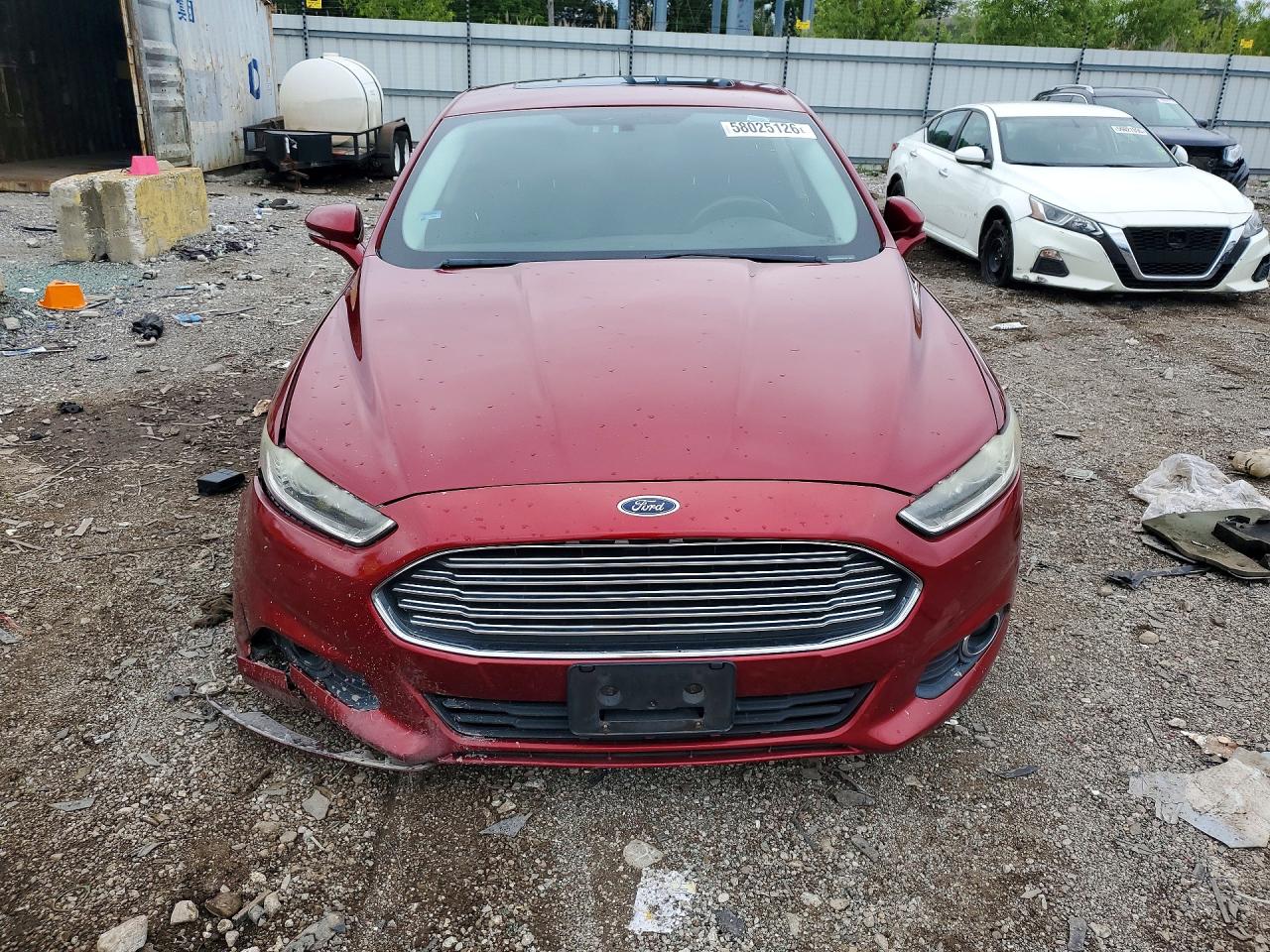 2013 Ford Fusion Se Красный vin: 3FA6P0HR1DR189410