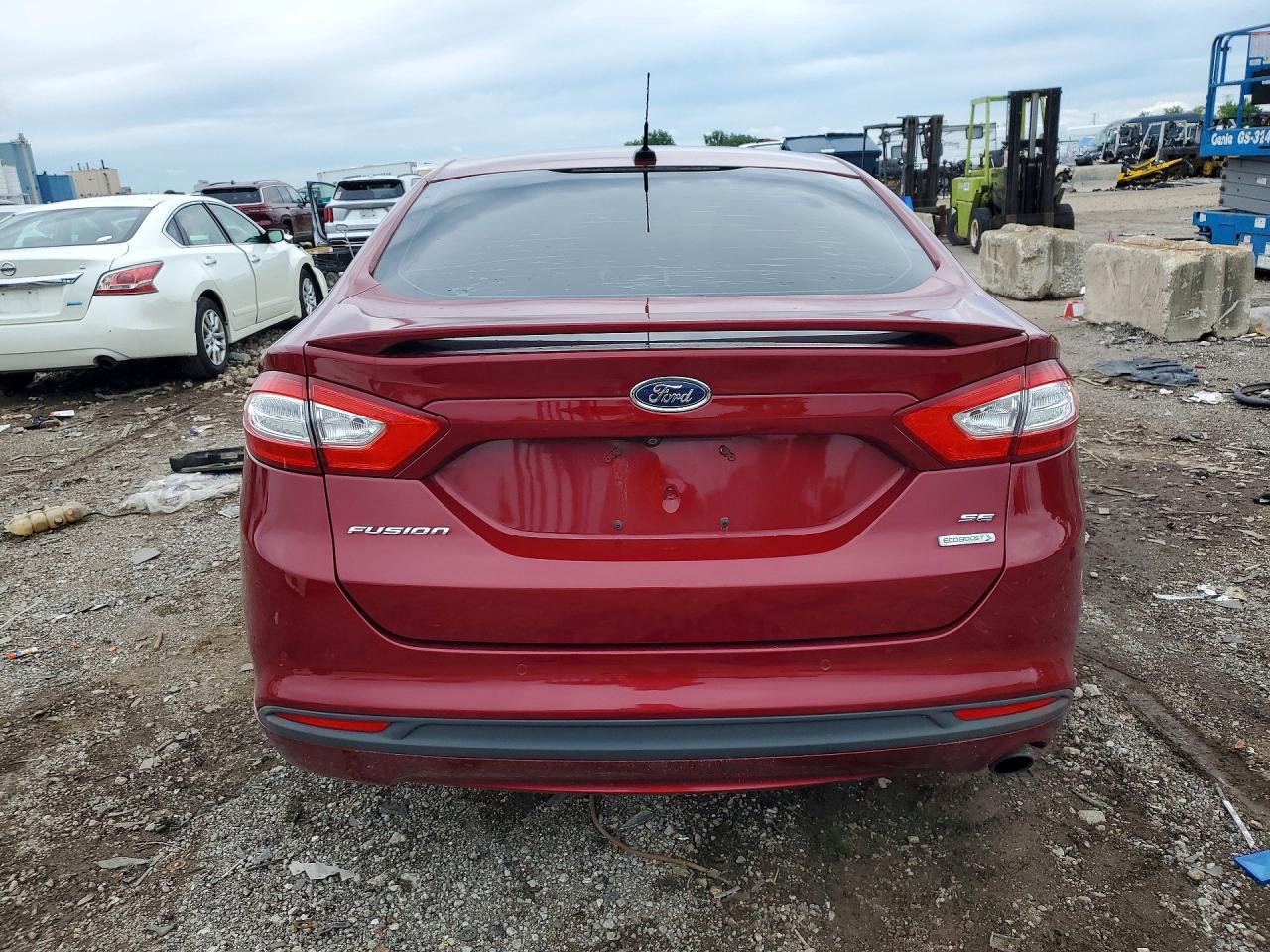 2013 Ford Fusion Se Красный vin: 3FA6P0HR1DR189410