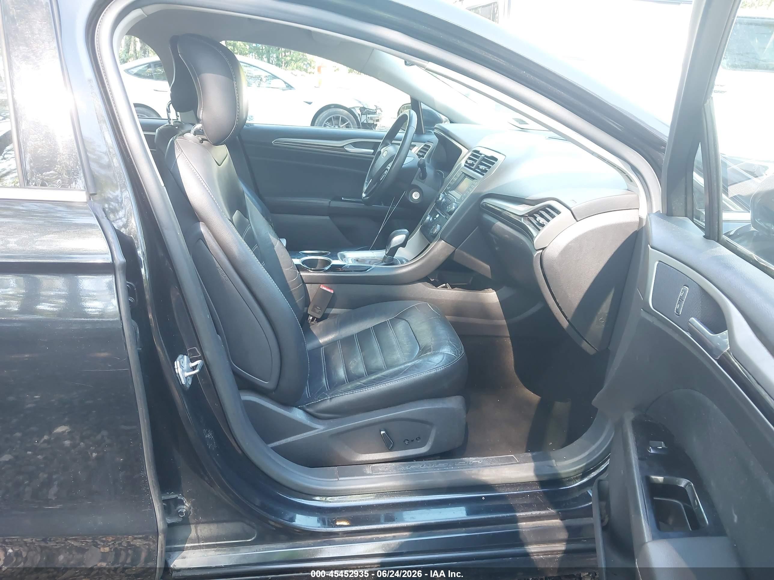 2013 Ford Fusion Se Black vin: 3FA6P0HR1DR193683