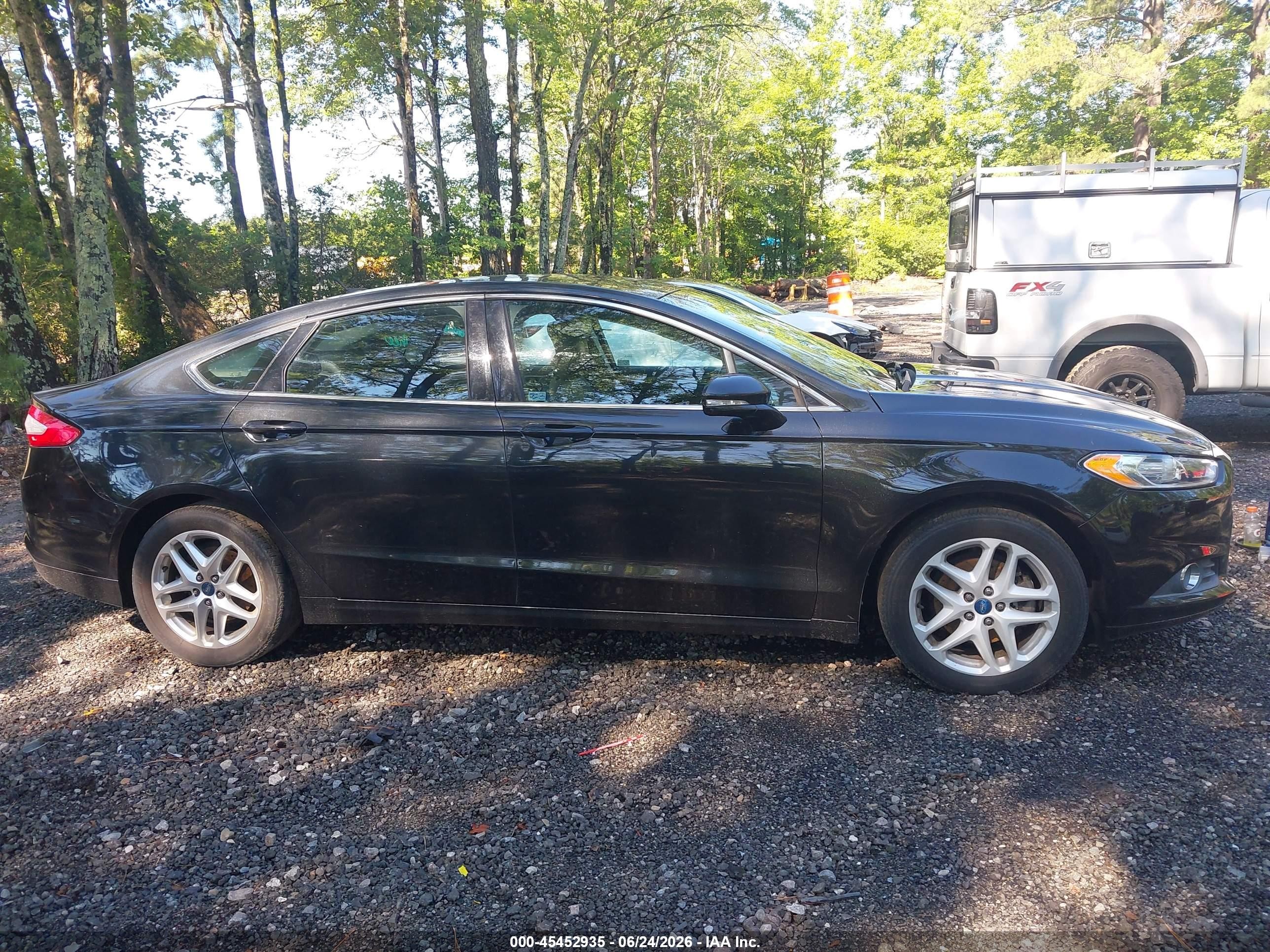 2013 Ford Fusion Se Black vin: 3FA6P0HR1DR193683
