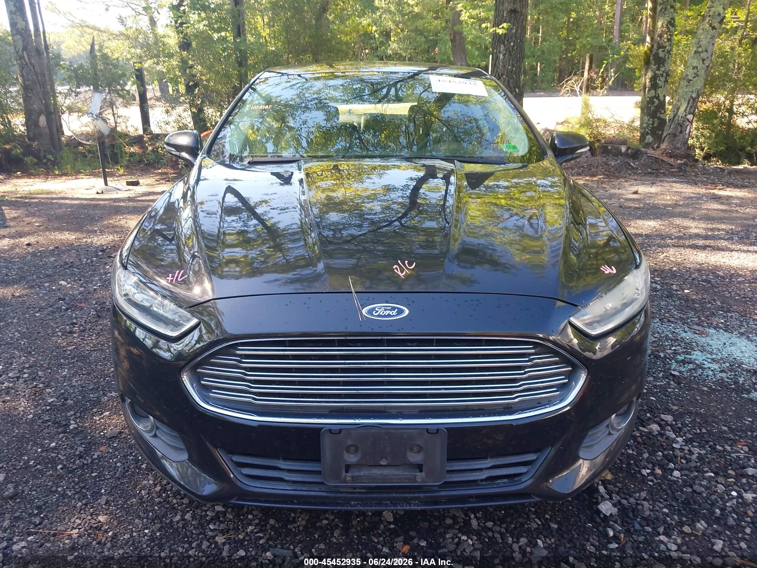 2013 Ford Fusion Se Black vin: 3FA6P0HR1DR193683