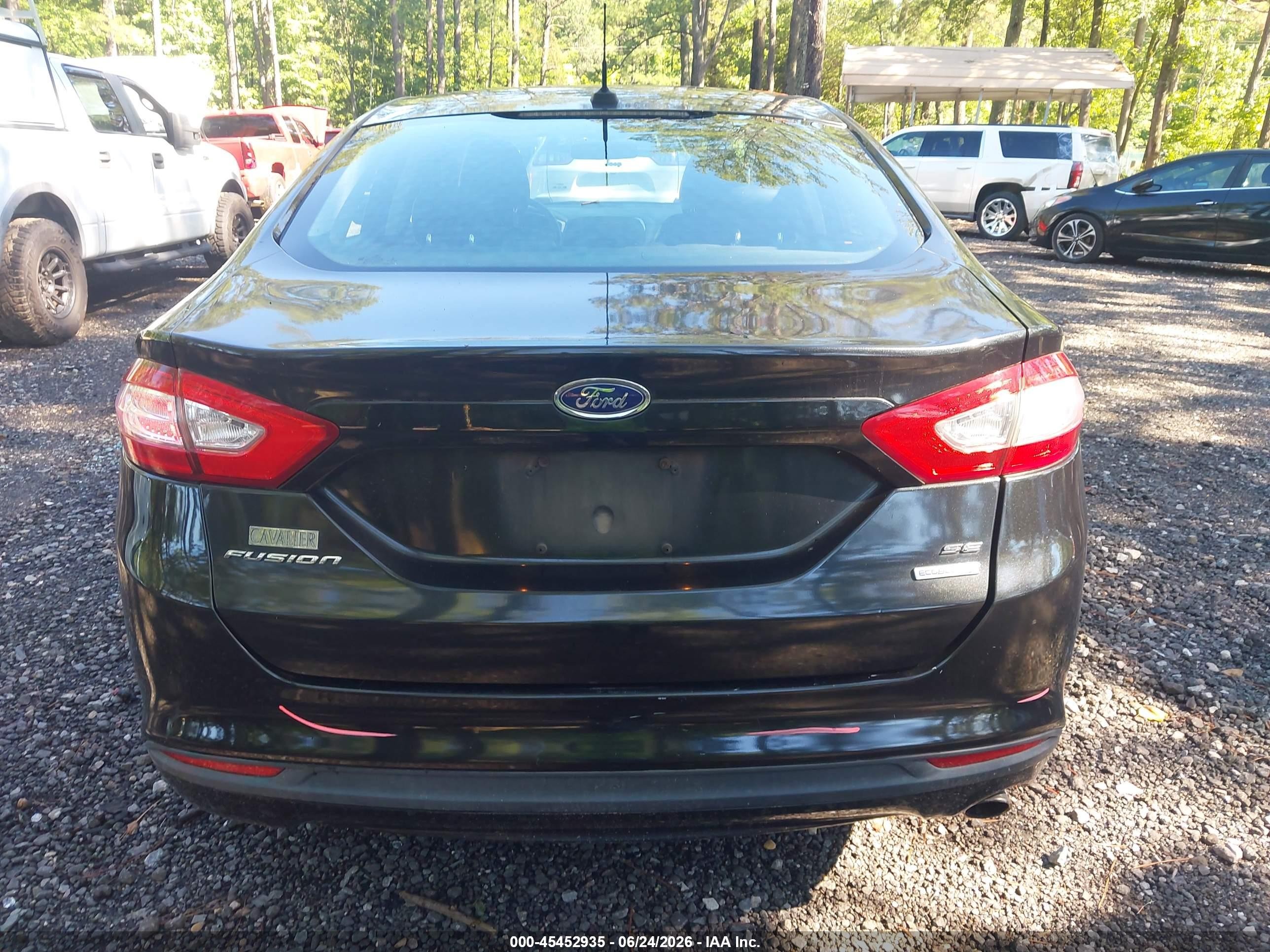2013 Ford Fusion Se Black vin: 3FA6P0HR1DR193683