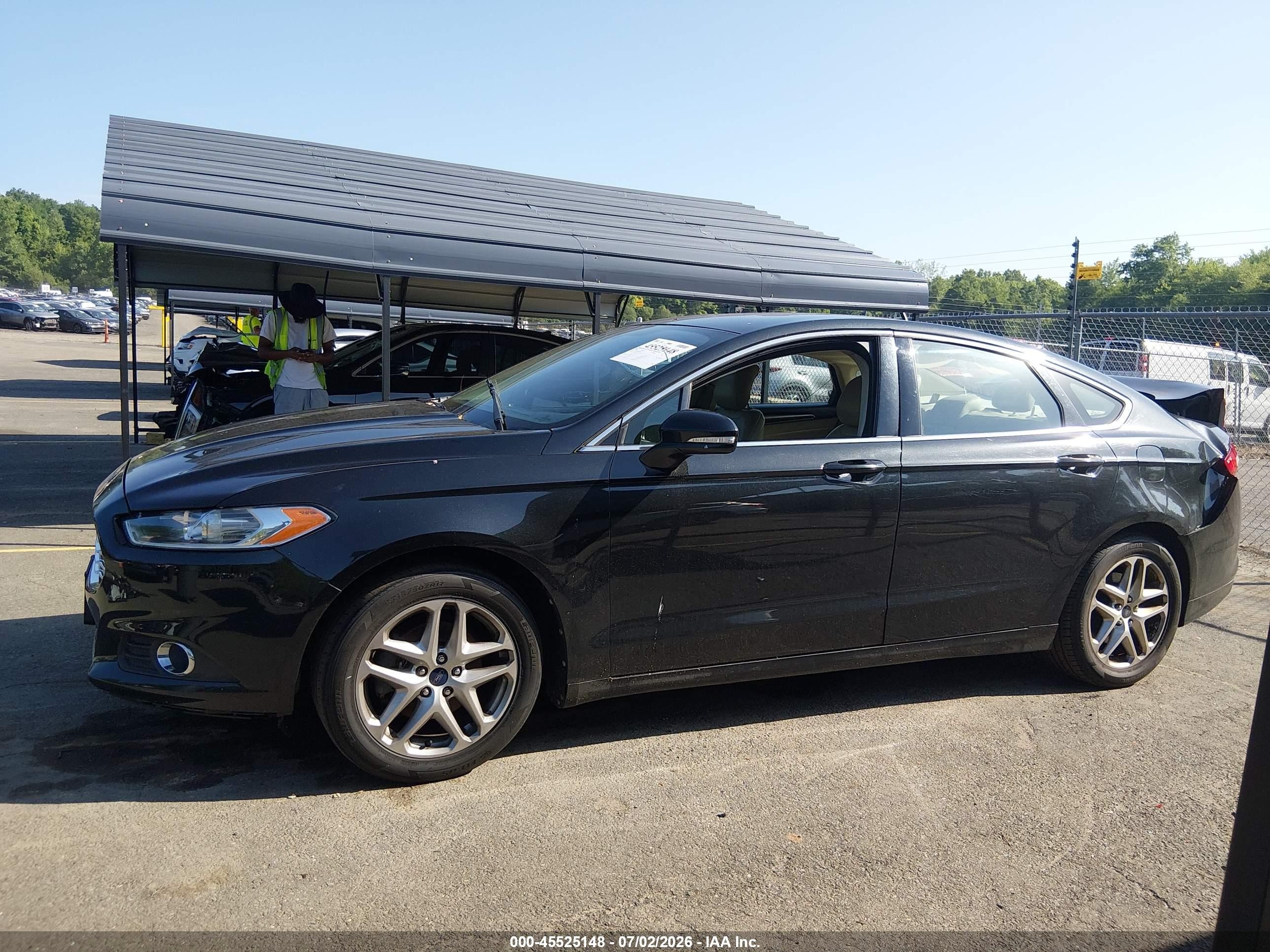 2013 Ford Fusion Se Black vin: 3FA6P0HR1DR196776