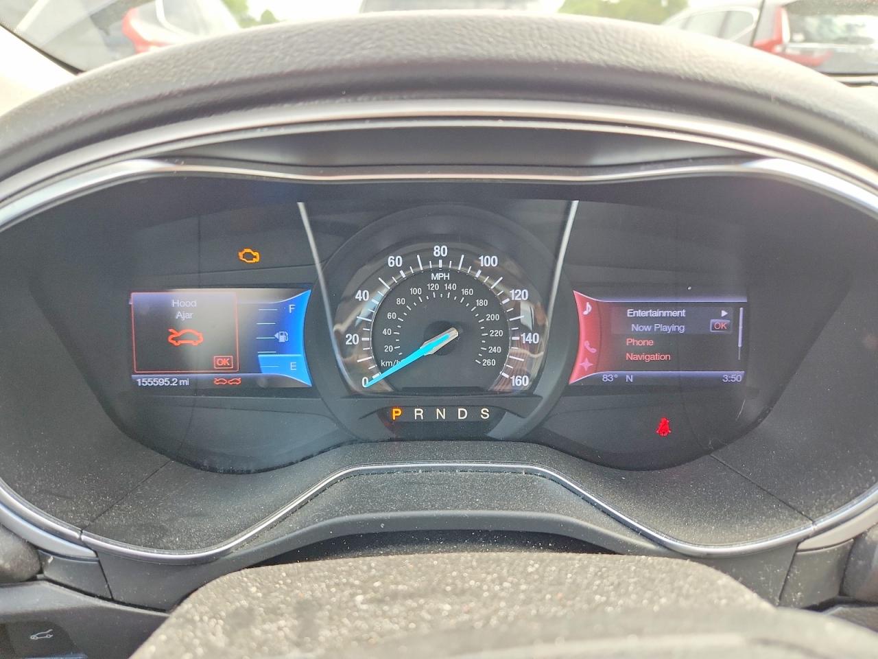 2013 Ford Fusion Se Black vin: 3FA6P0HR1DR224494