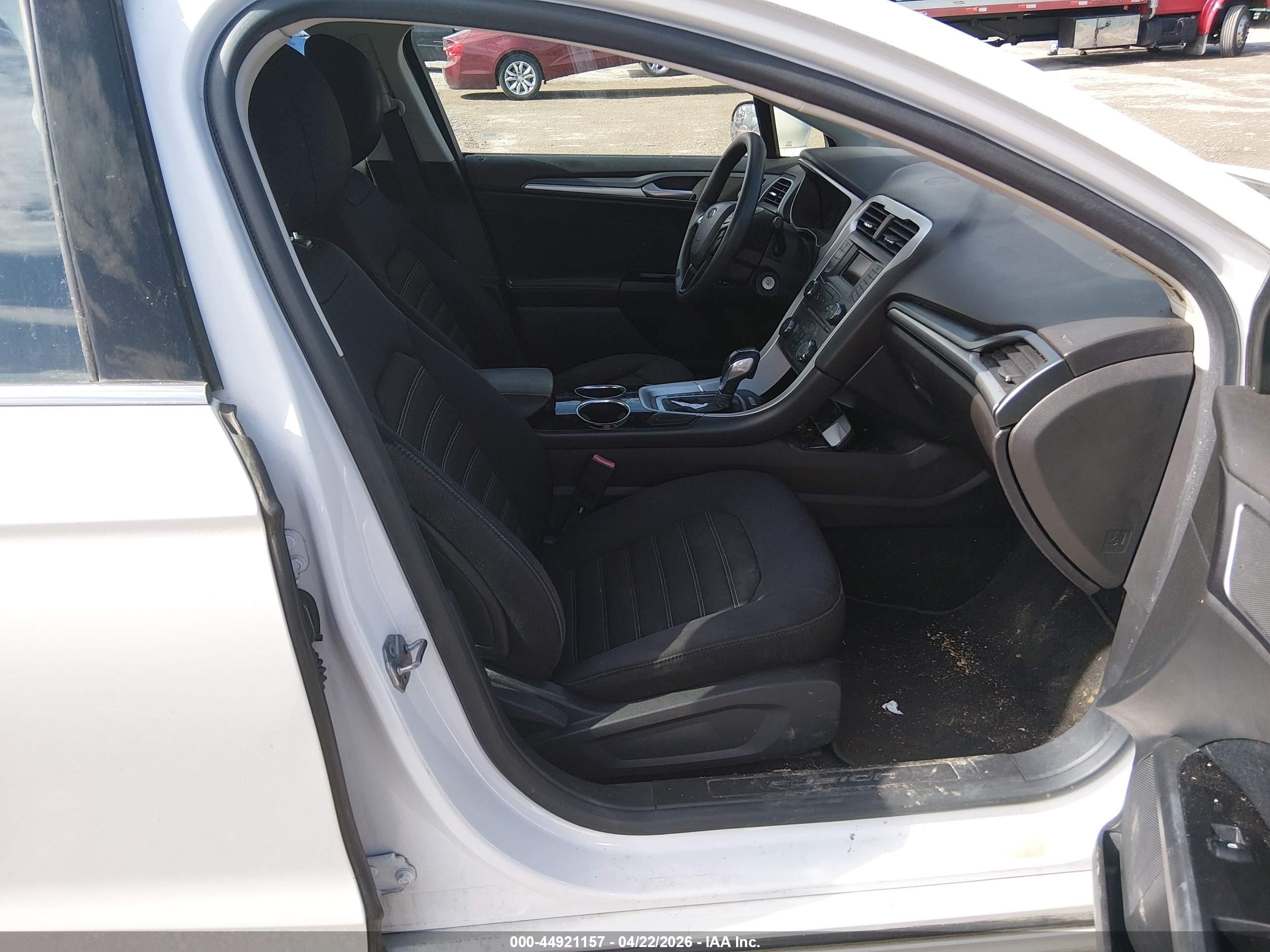 2013 Ford Fusion Se White vin: 3FA6P0HR1DR226018