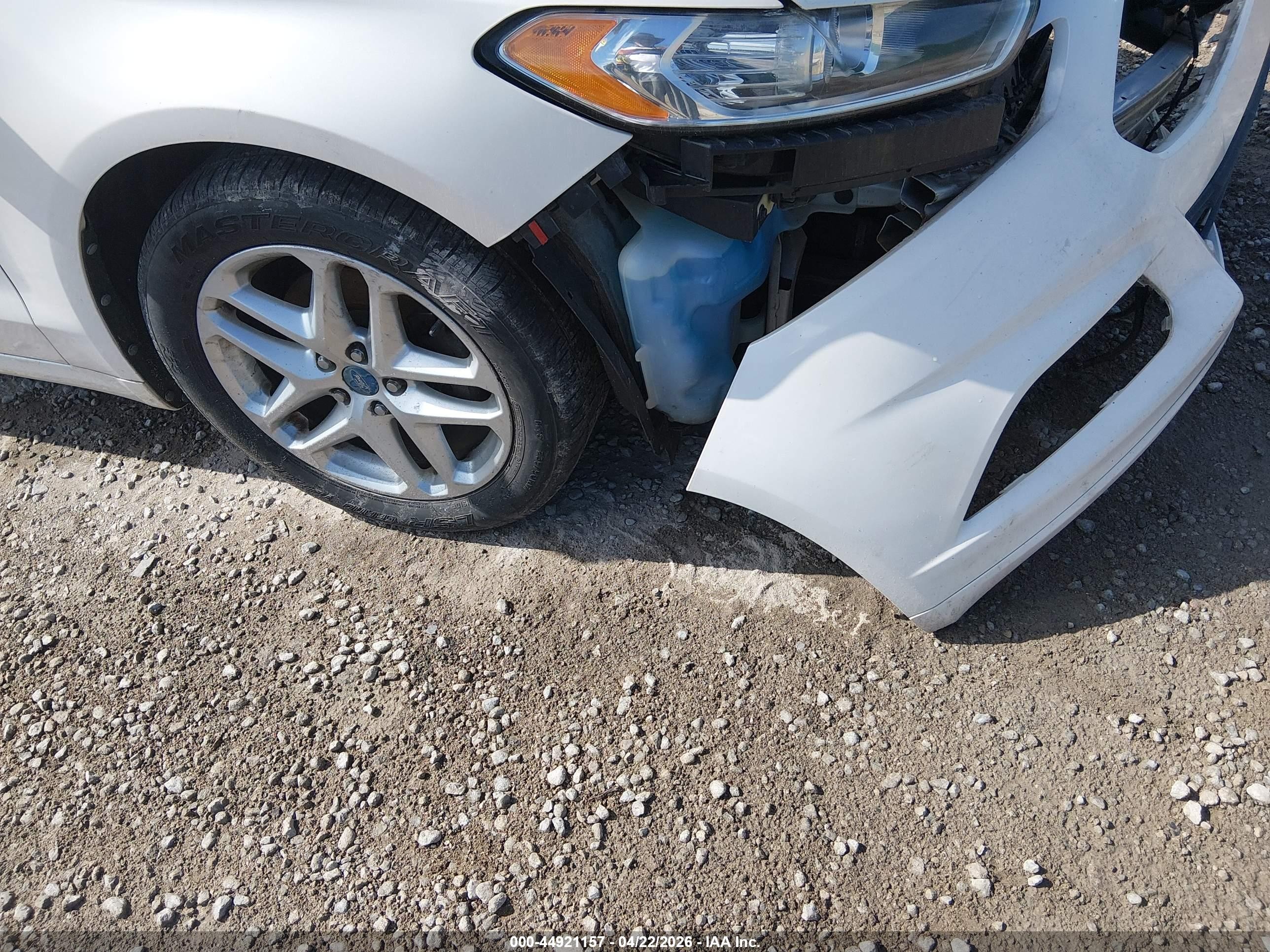 2013 Ford Fusion Se White vin: 3FA6P0HR1DR226018