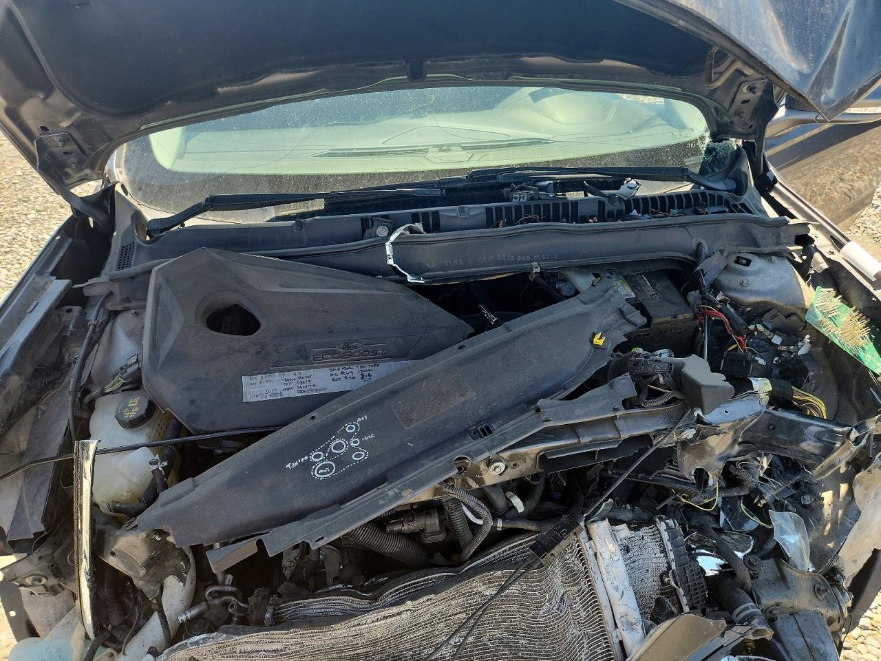 2013 Ford Fusion Se Серый vin: 3FA6P0HR1DR260816