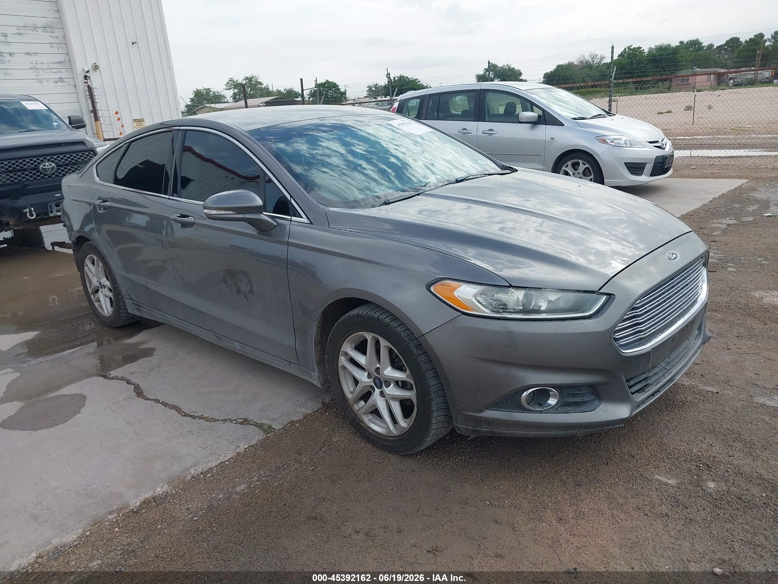 2013 Ford Fusion Se Gray vin: 3FA6P0HR1DR275557