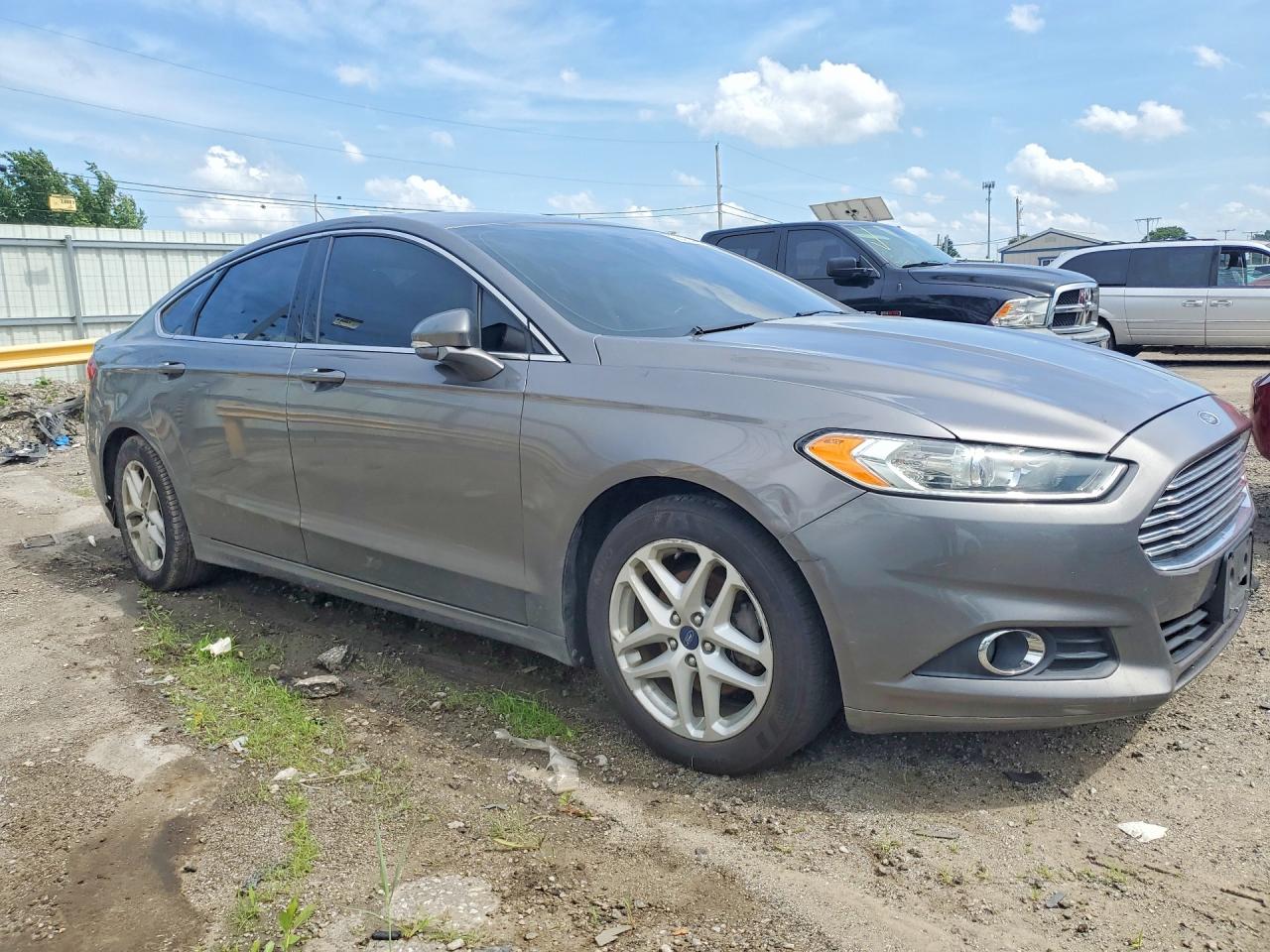 2013 Ford Fusion Se Gray vin: 3FA6P0HR1DR342383