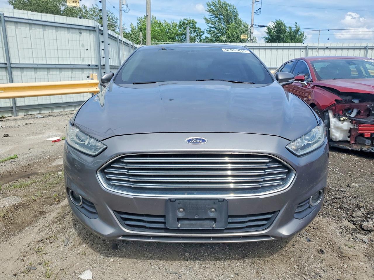 2013 Ford Fusion Se Gray vin: 3FA6P0HR1DR342383