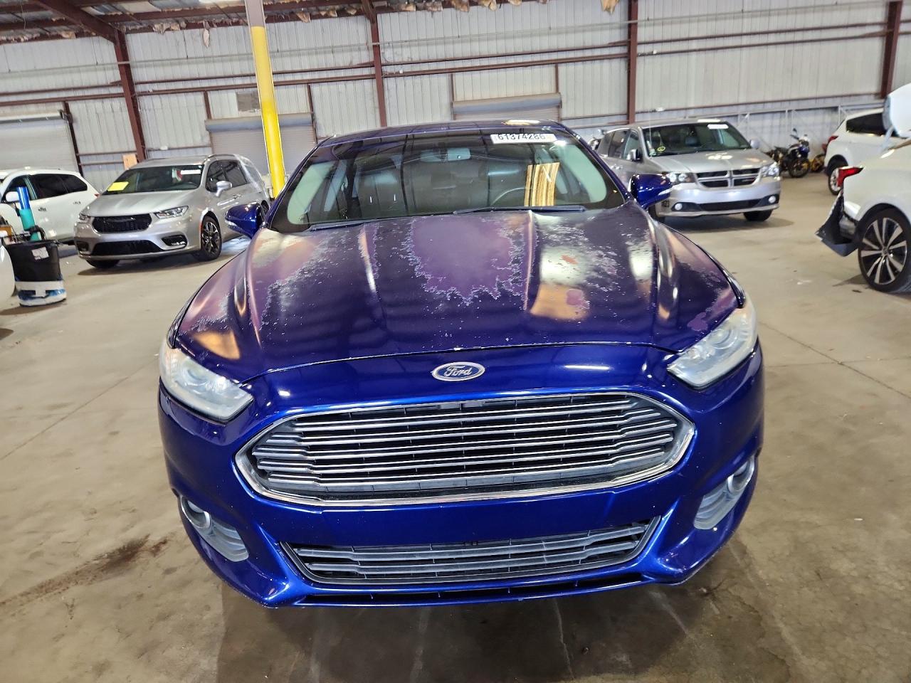 2013 Ford Fusion Se Blue vin: 3FA6P0HR1DR359698
