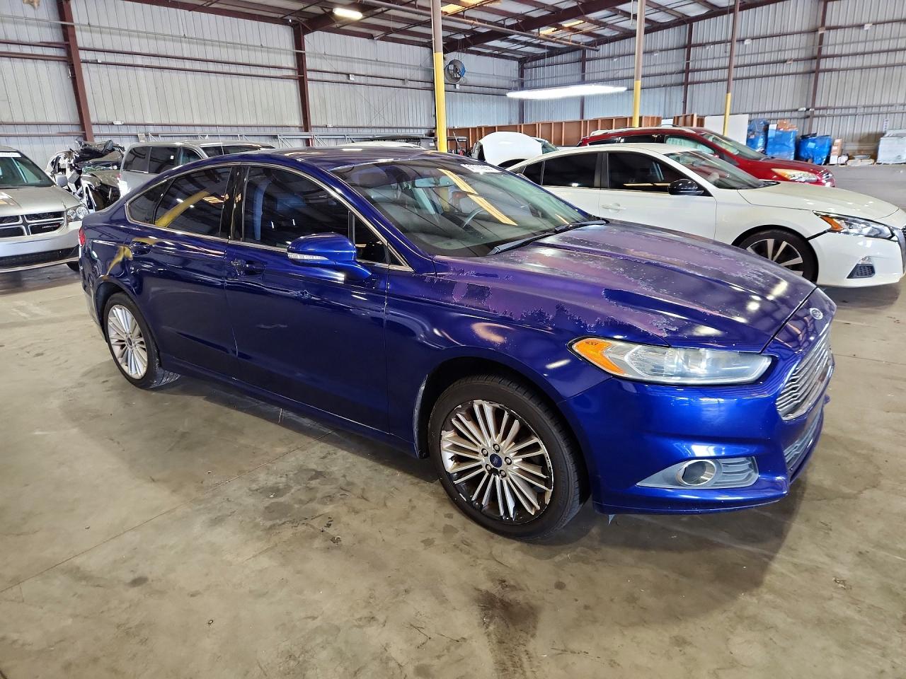 2013 Ford Fusion Se Blue vin: 3FA6P0HR1DR359698
