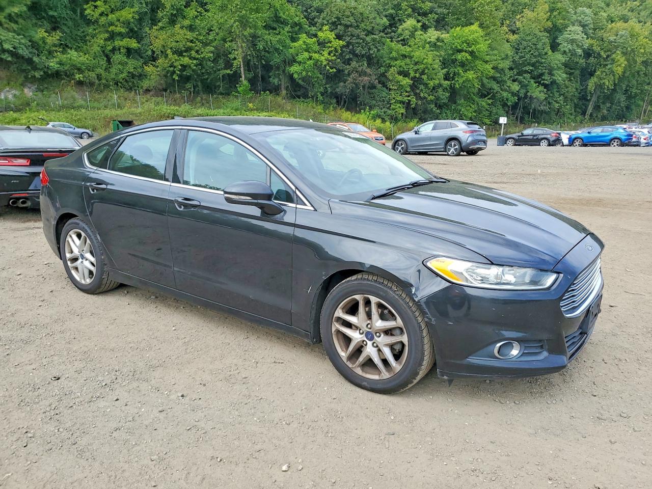 2013 Ford Fusion Se Black vin: 3FA6P0HR1DR374508