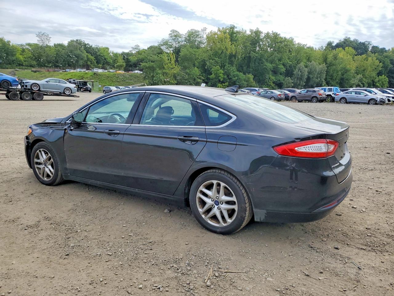 2013 Ford Fusion Se Black vin: 3FA6P0HR1DR374508