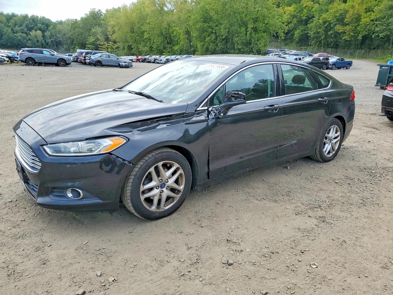 2013 Ford Fusion Se Black vin: 3FA6P0HR1DR374508