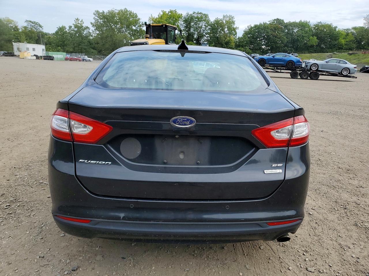 2013 Ford Fusion Se Black vin: 3FA6P0HR1DR374508