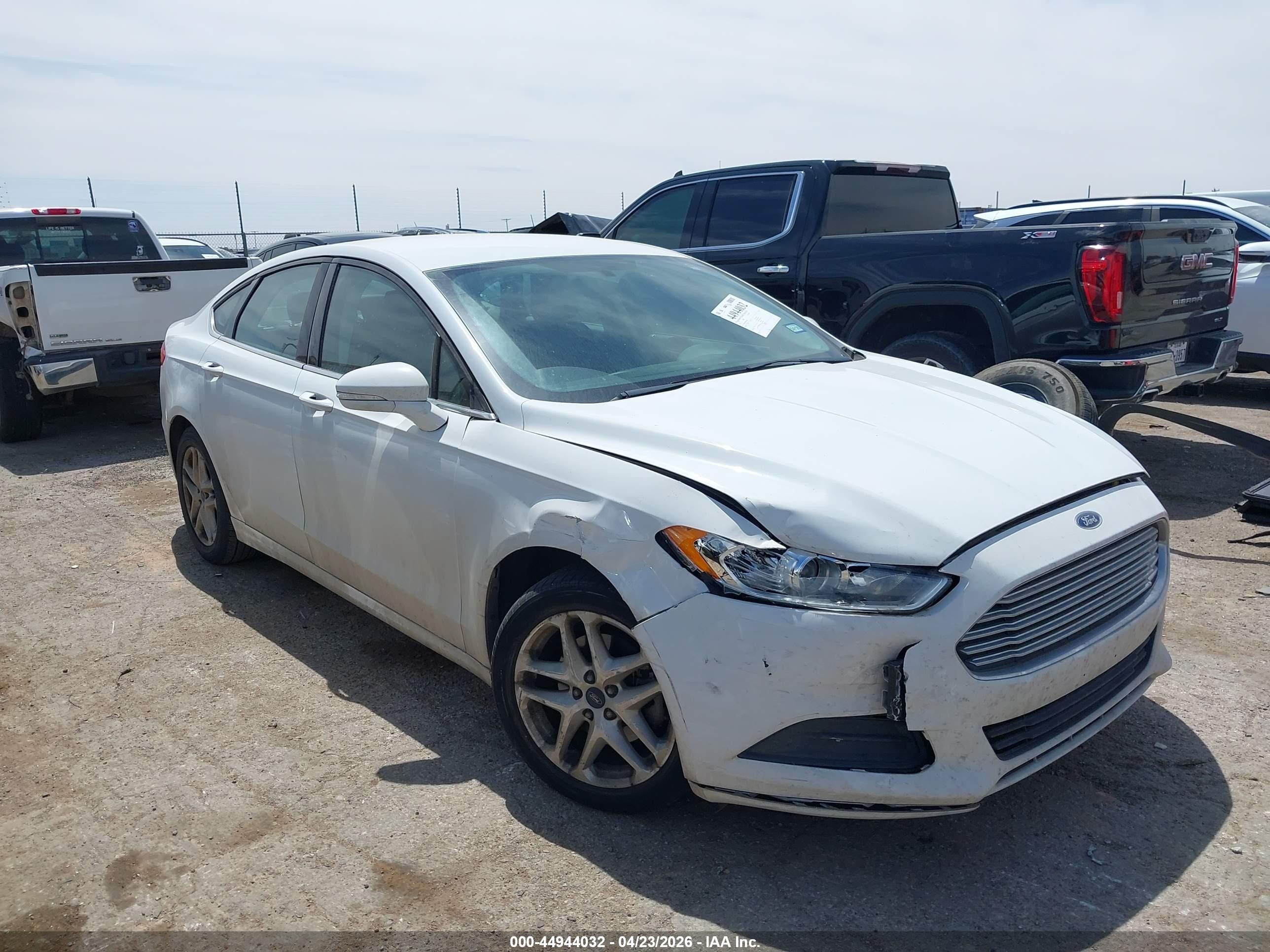 2013 Ford Fusion Se White vin: 3FA6P0HR1DR374864