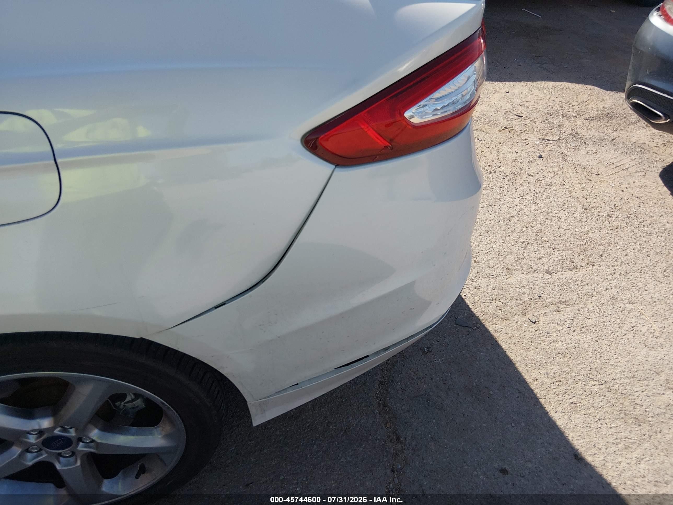2013 Ford Fusion Se White vin: 3FA6P0HR1DR386383