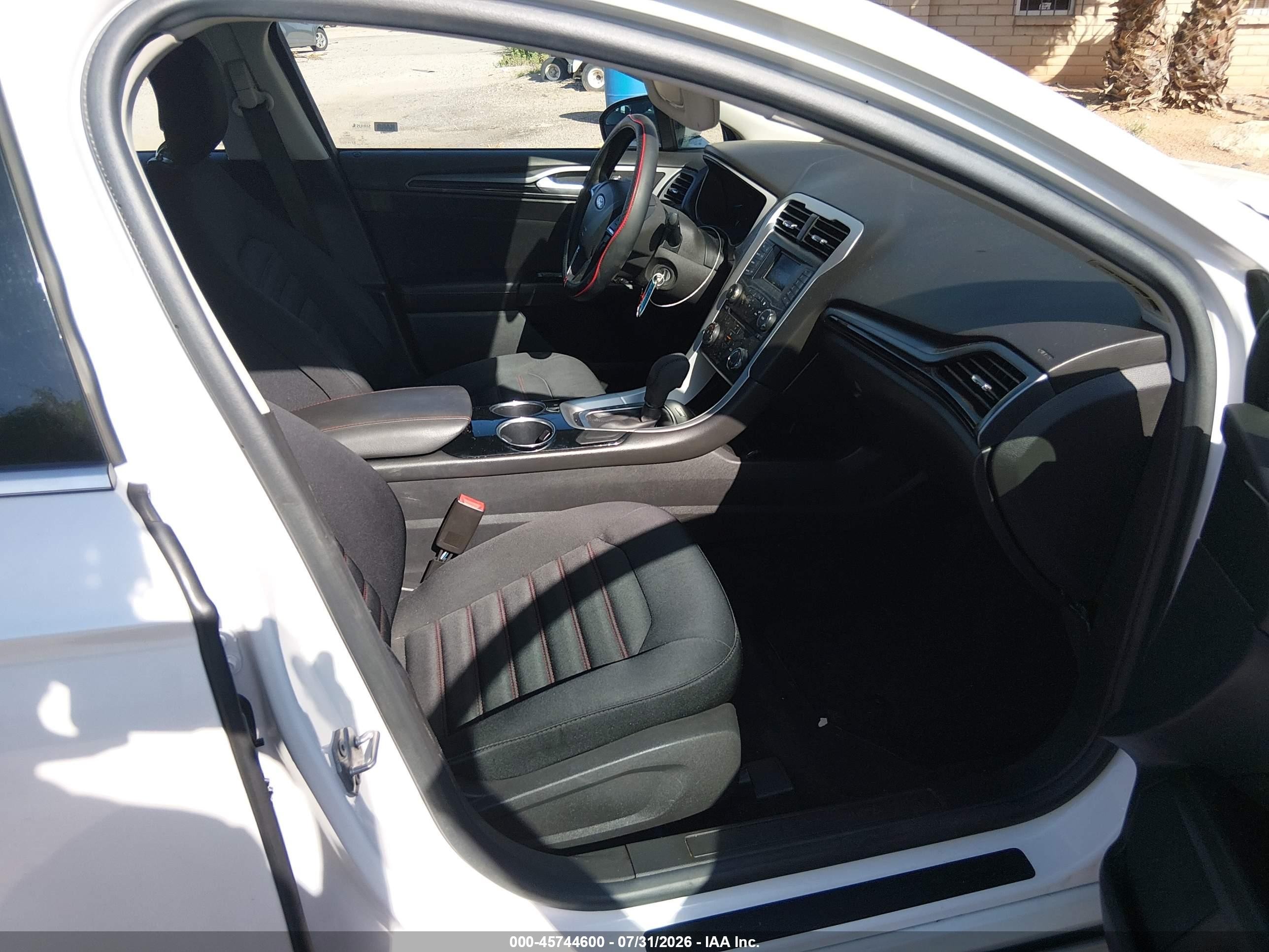 2013 Ford Fusion Se White vin: 3FA6P0HR1DR386383