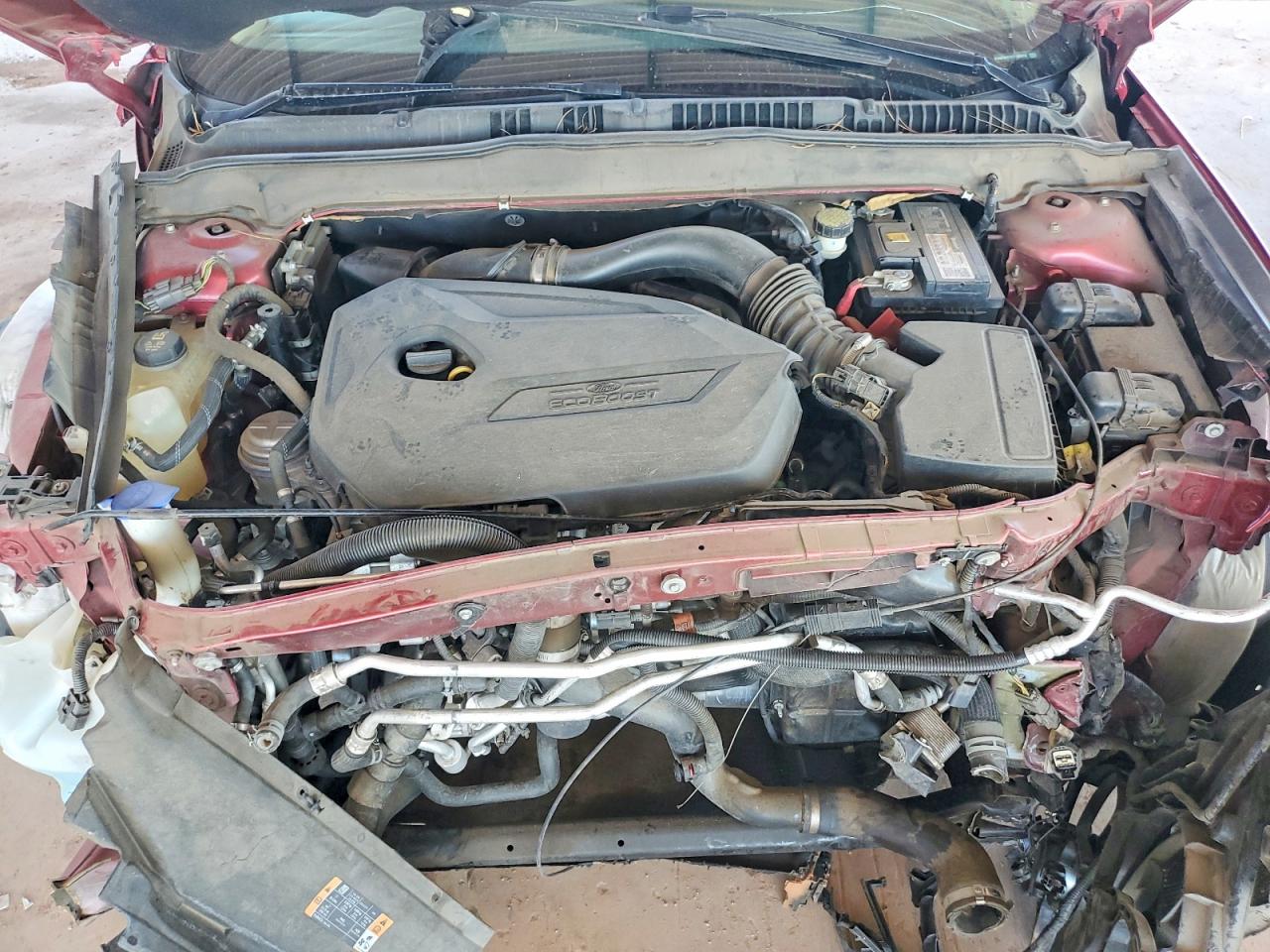 2013 Ford Fusion Se Красный vin: 3FA6P0HR1DR389204