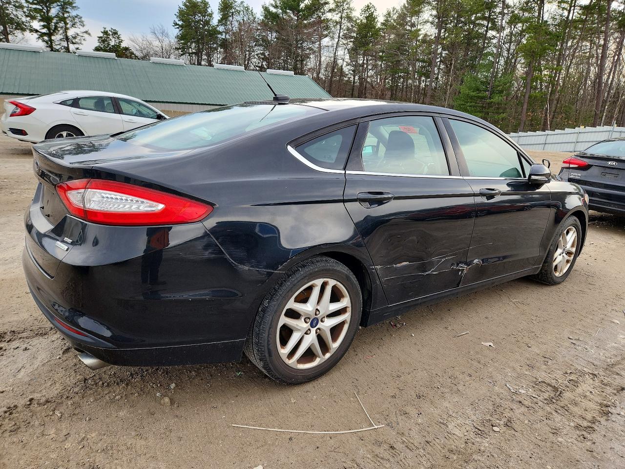 2013 Ford Fusion Se Black vin: 3FA6P0HR1DR389249