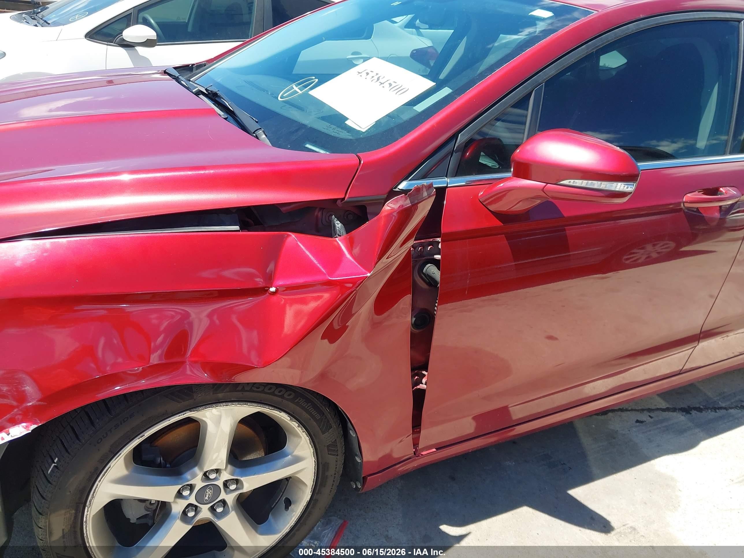 2013 Ford Fusion Se Red vin: 3FA6P0HR2DR119527