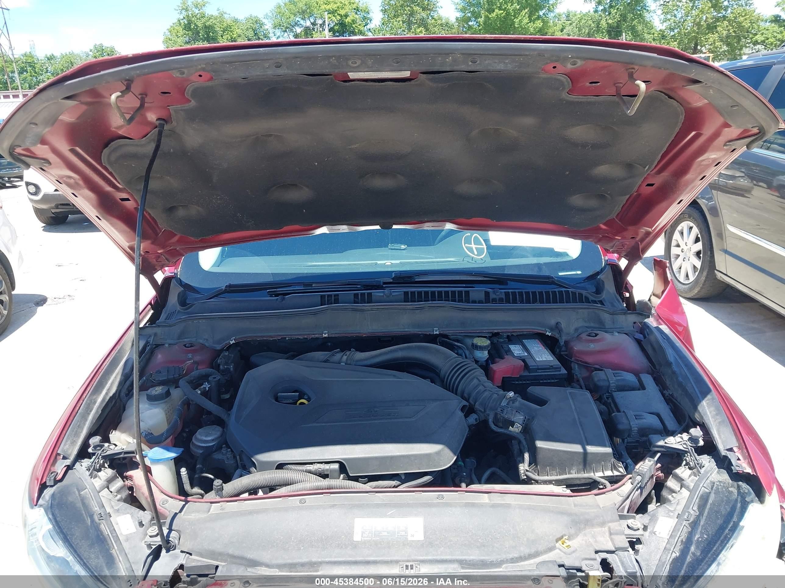 2013 Ford Fusion Se Red vin: 3FA6P0HR2DR119527