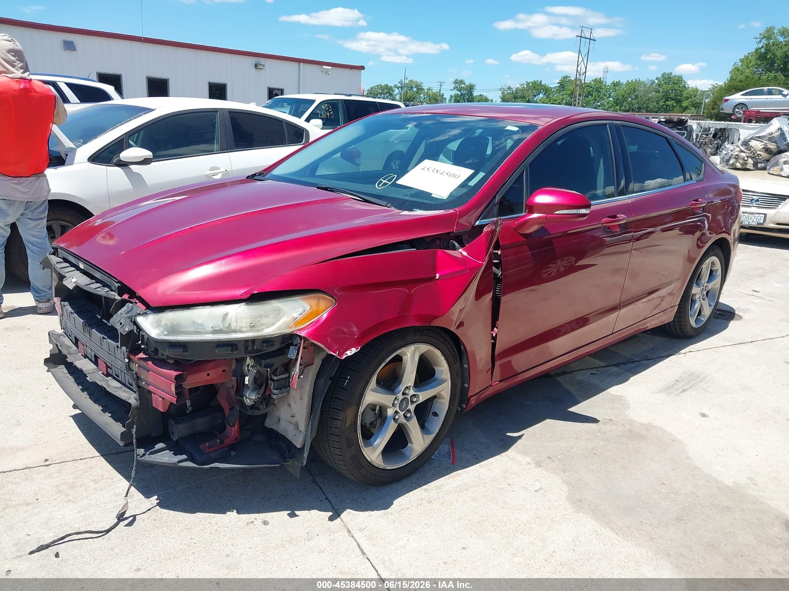 2013 Ford Fusion Se Red vin: 3FA6P0HR2DR119527