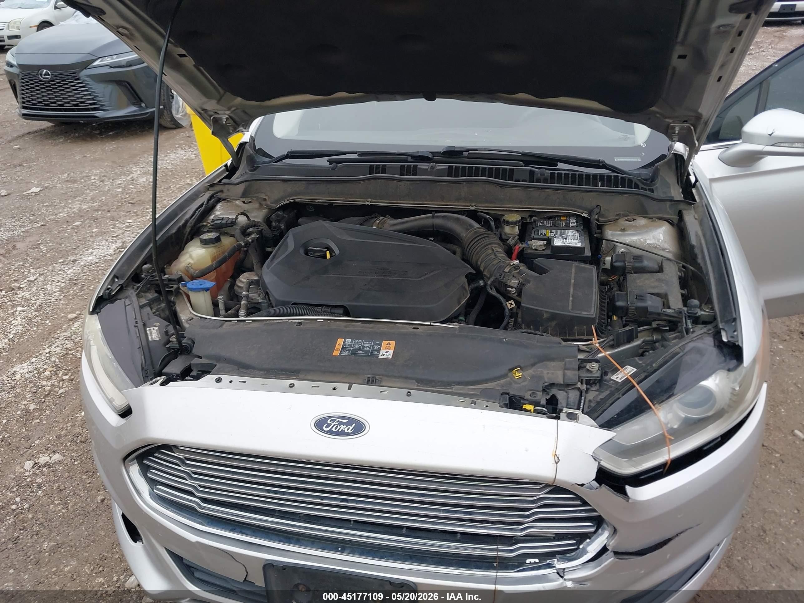 2013 Ford Fusion Se Серебряный vin: 3FA6P0HR2DR125313