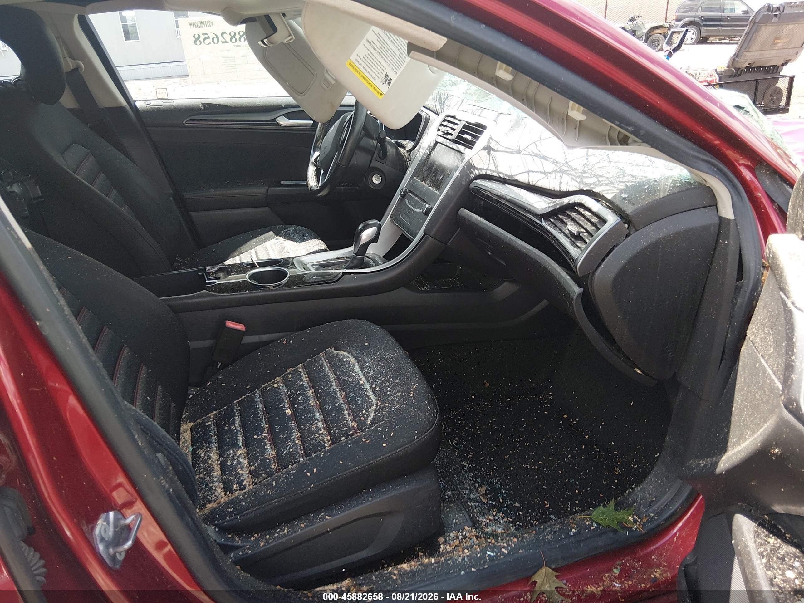 2013 Ford Fusion Se Red vin: 3FA6P0HR2DR139843