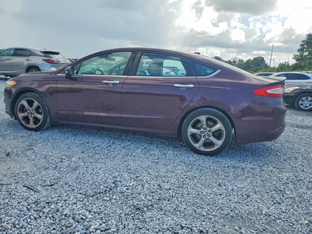 2013 Ford Fusion Se Burgundy vin: 3FA6P0HR2DR141169