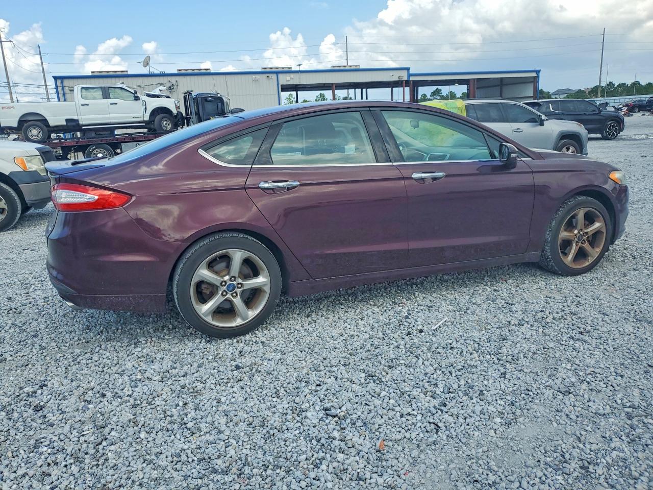 2013 Ford Fusion Se Burgundy vin: 3FA6P0HR2DR141169