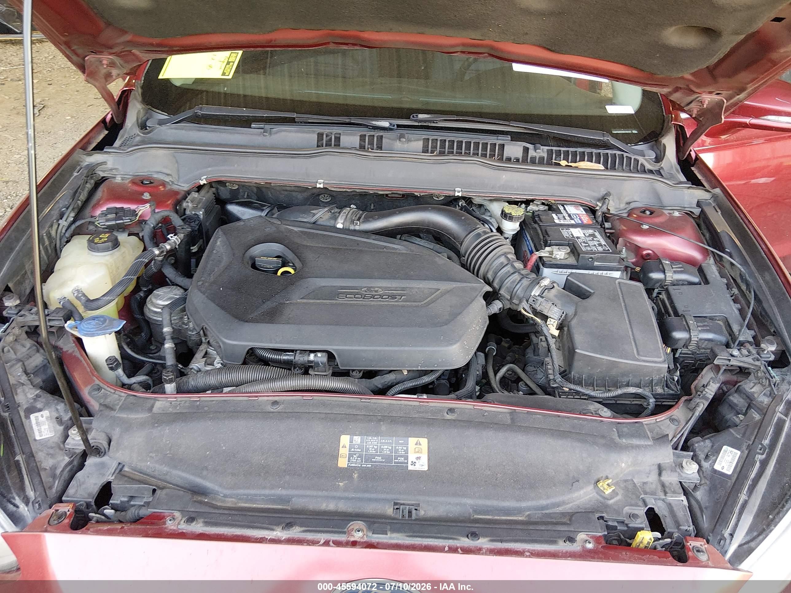 2013 Ford Fusion Se Red vin: 3FA6P0HR2DR148767