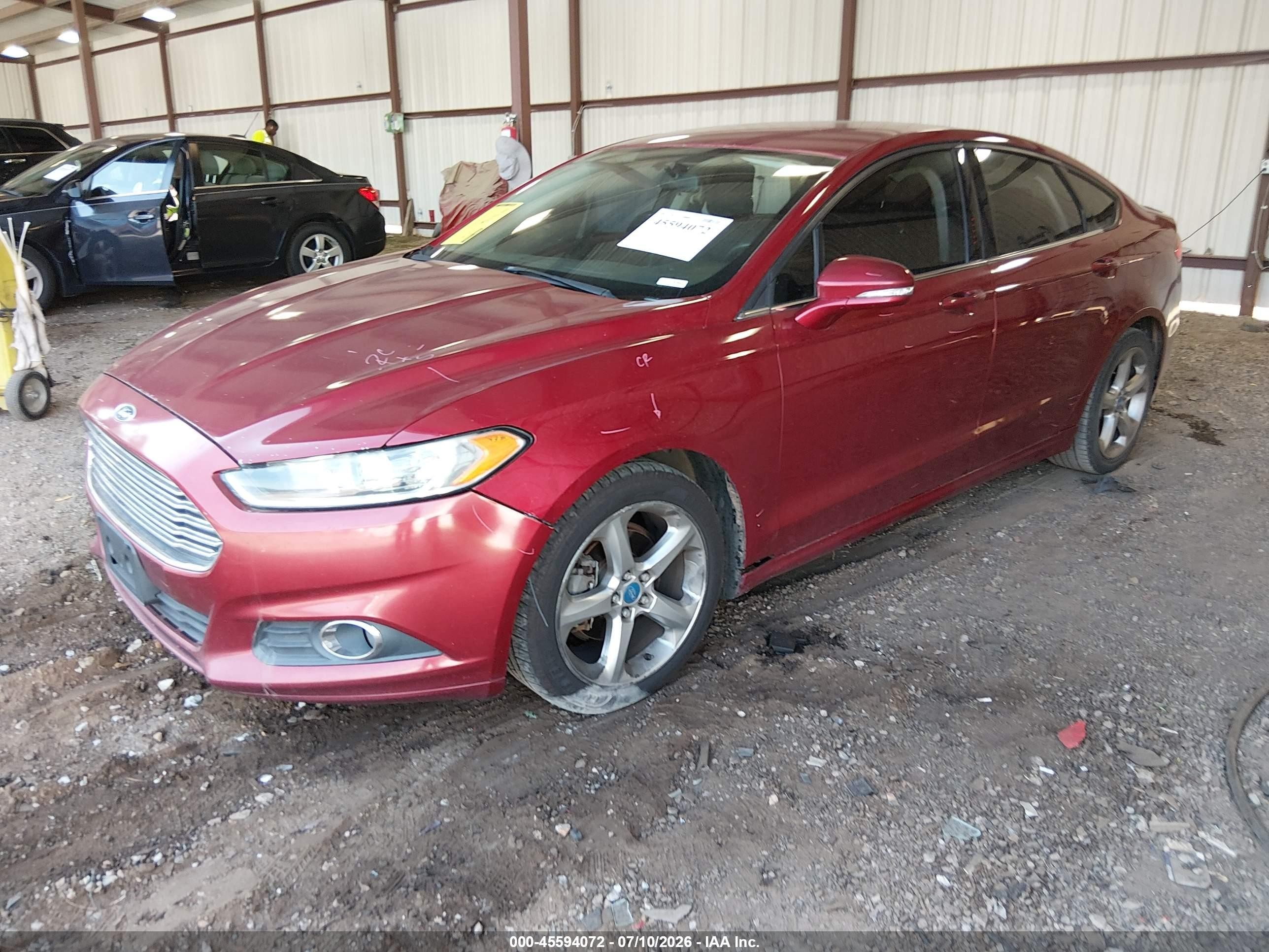2013 Ford Fusion Se Red vin: 3FA6P0HR2DR148767