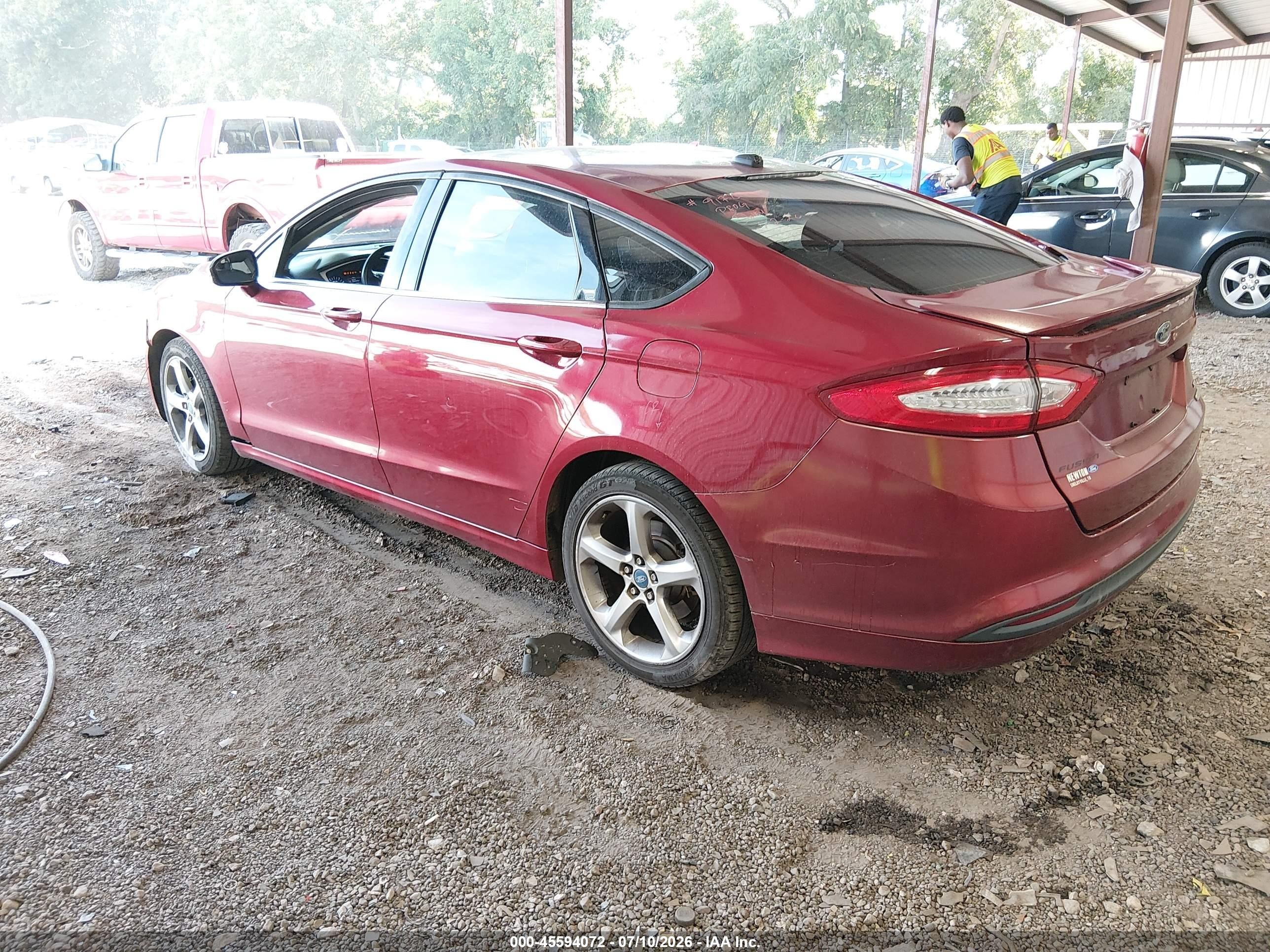 2013 Ford Fusion Se Red vin: 3FA6P0HR2DR148767