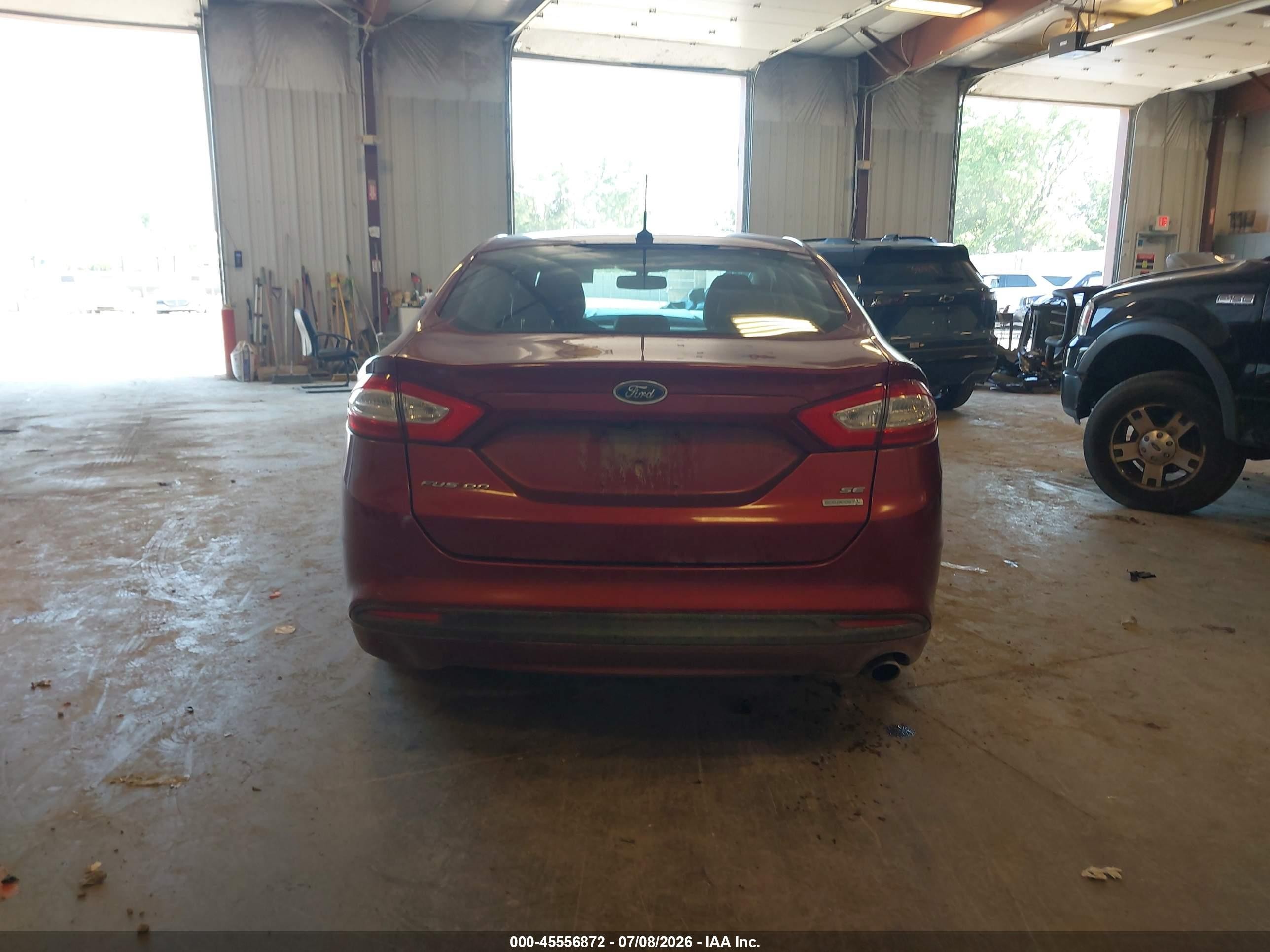 2013 Ford Fusion Se Red vin: 3FA6P0HR2DR160515