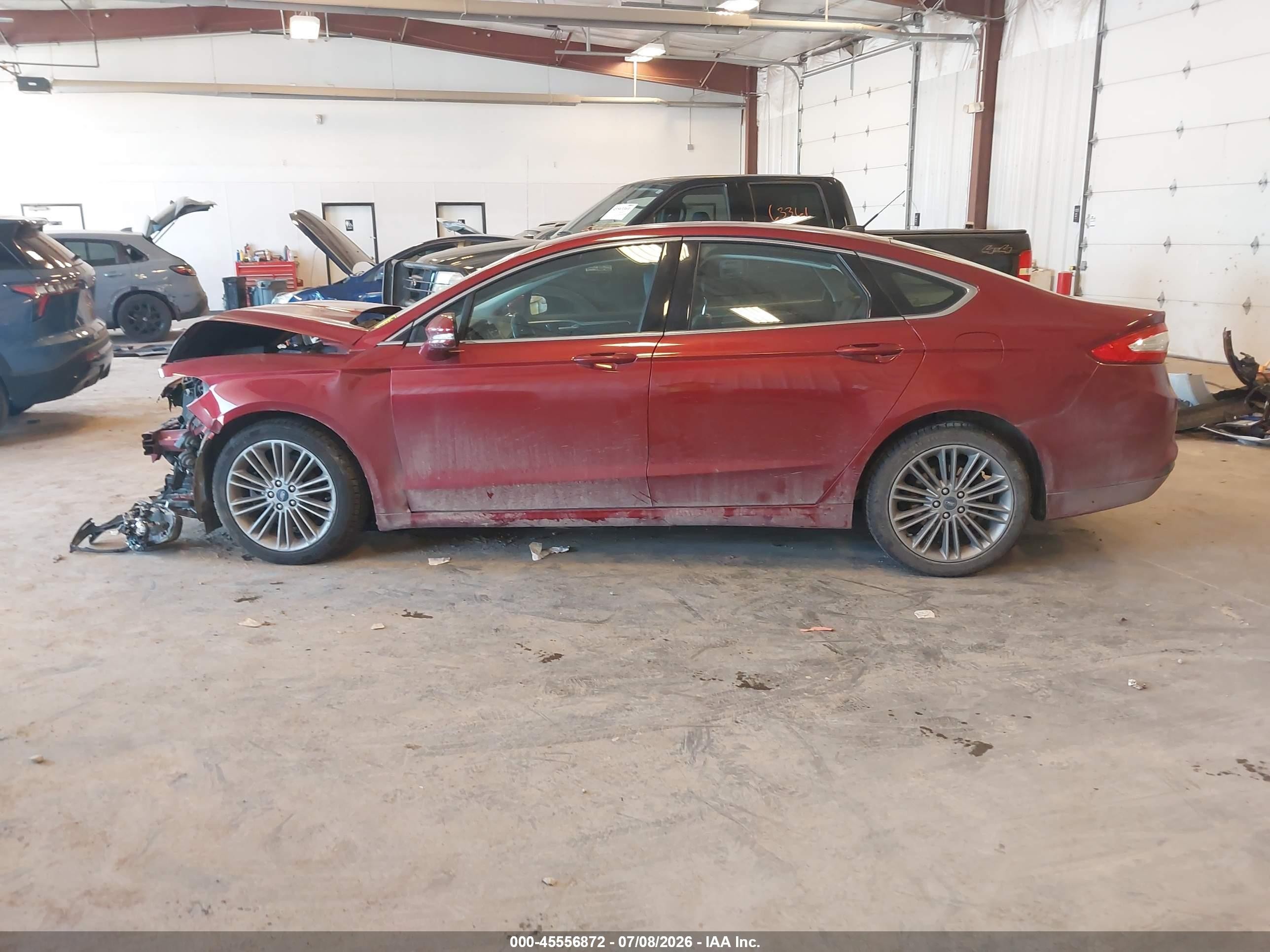 2013 Ford Fusion Se Red vin: 3FA6P0HR2DR160515