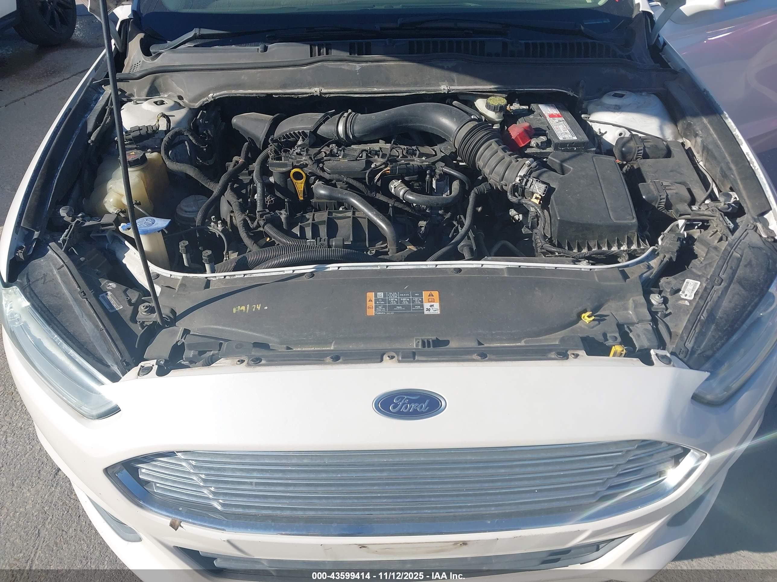 2013 Ford Fusion Se Cream vin: 3FA6P0HR2DR184653