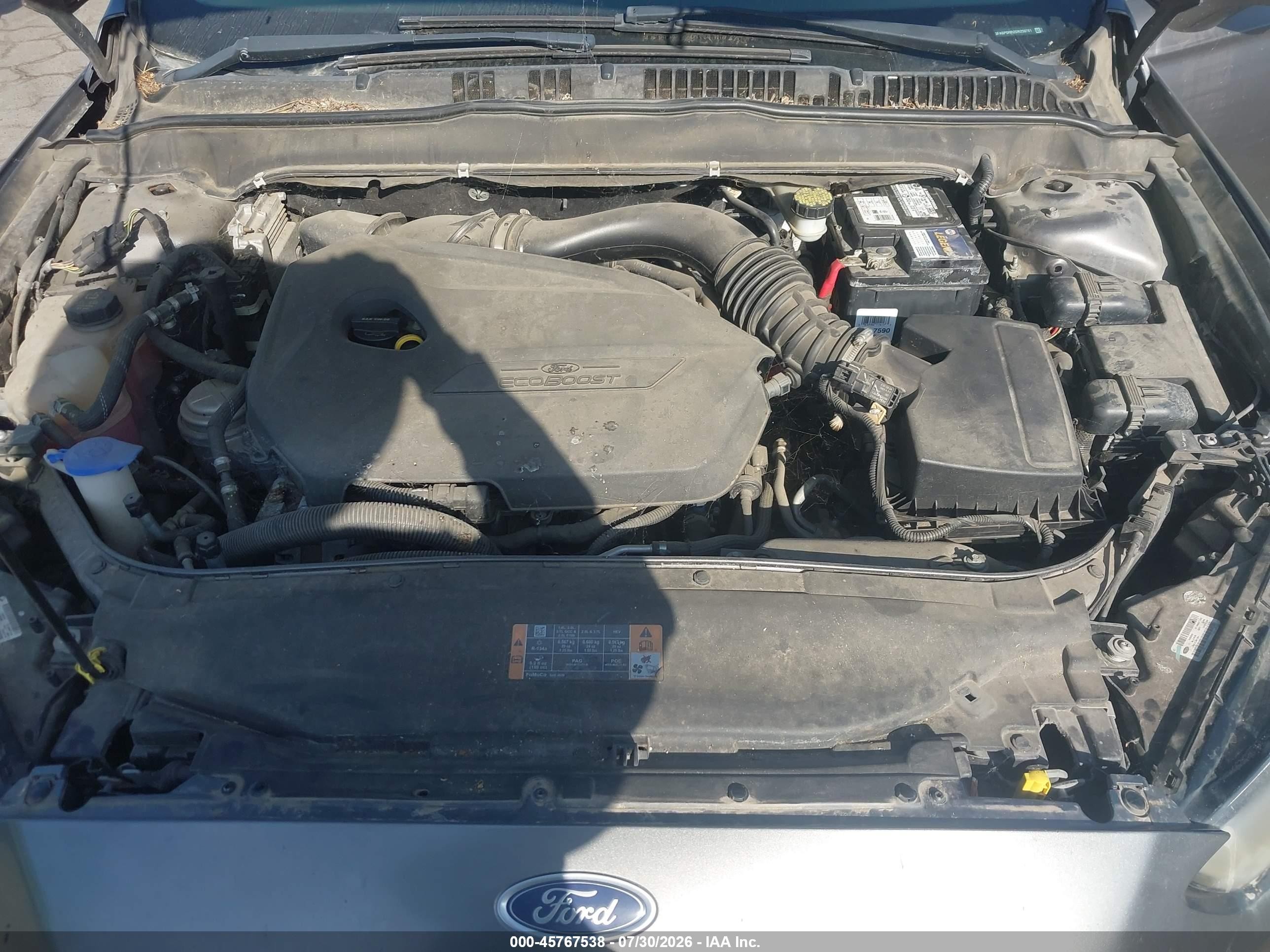 2013 Ford Fusion Se Gray vin: 3FA6P0HR2DR250781